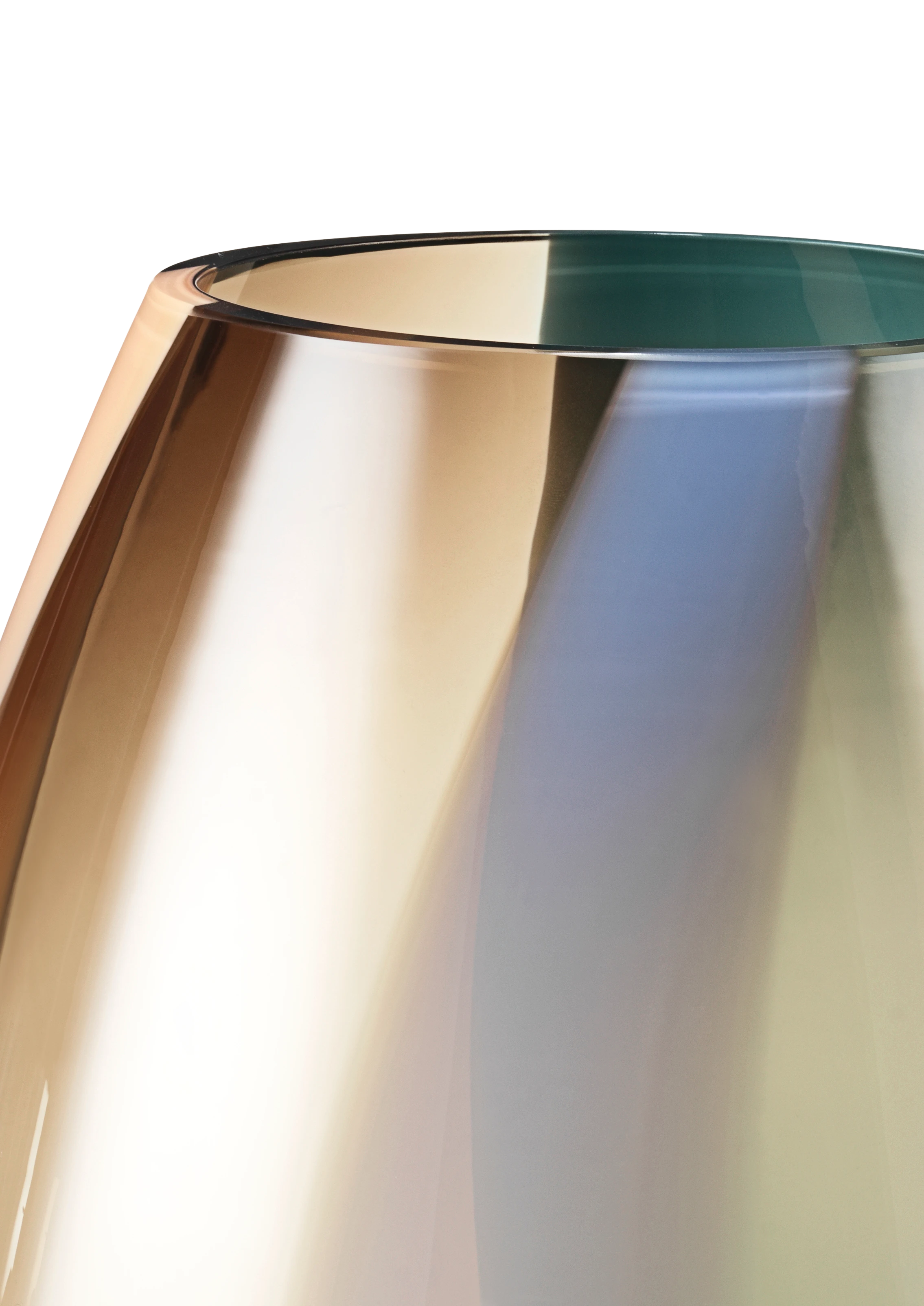 Vas H45 cm från Holmegaard i färgen Multi, tillverkad av Glas