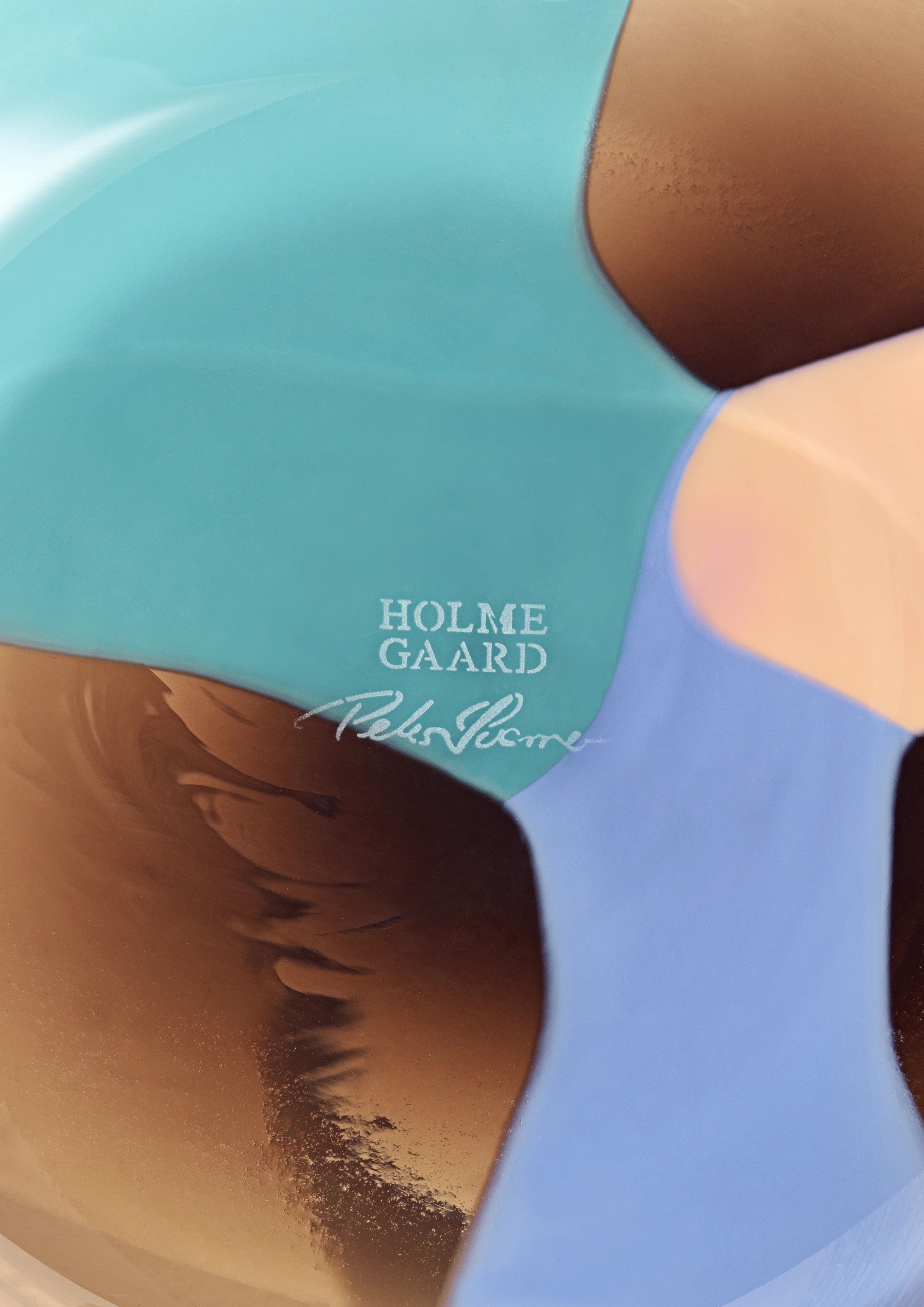 Vase H45 cm from Holmegaard in Multi color, made of Glass