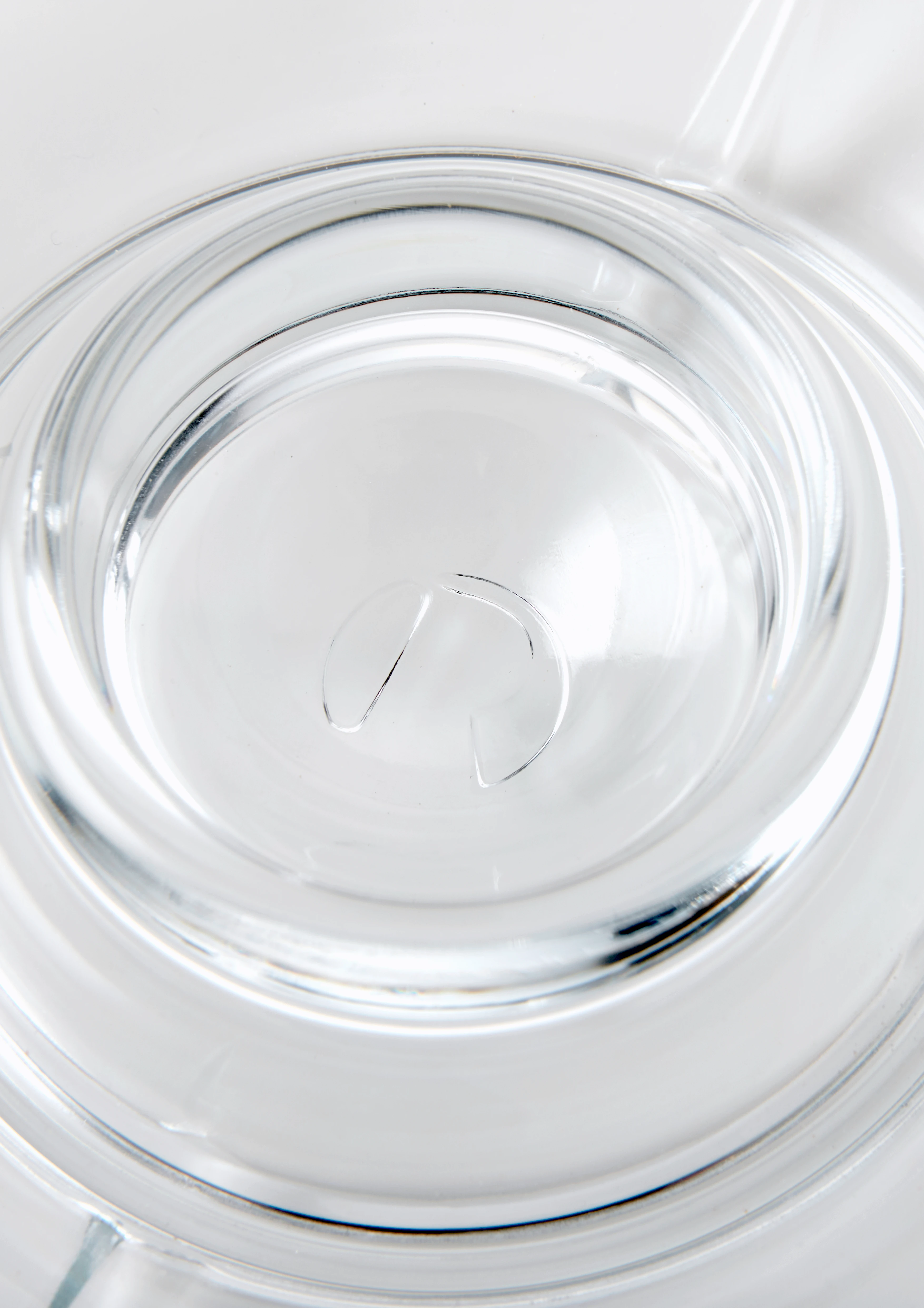 Eggeglass Ø14 cm 2 stk. fra Rosendahl i fargen Klar, laget av Glass