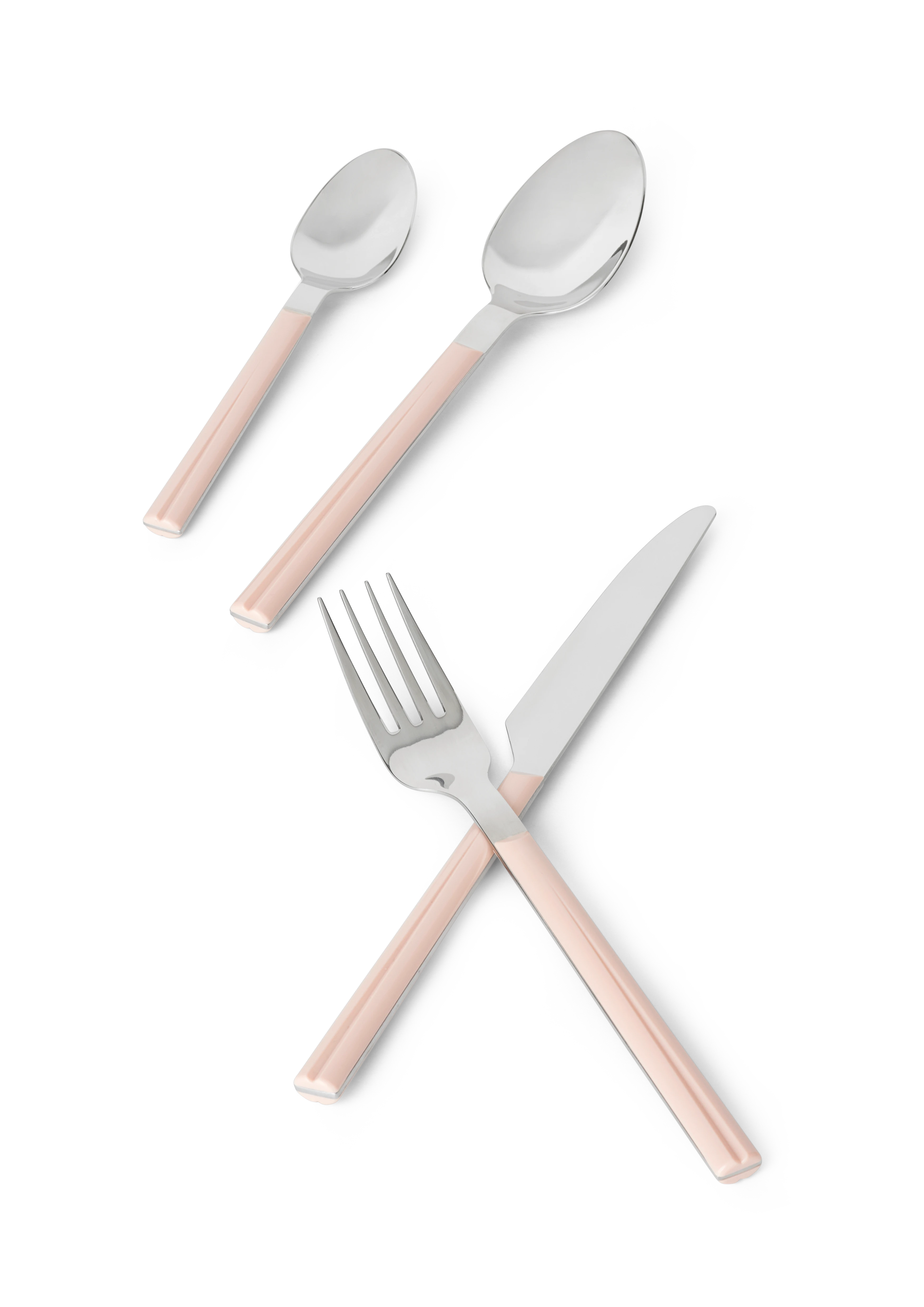 Bistro Bestickset 16 delar från Rosendahl i färgen Blush, tillverkad av Metall