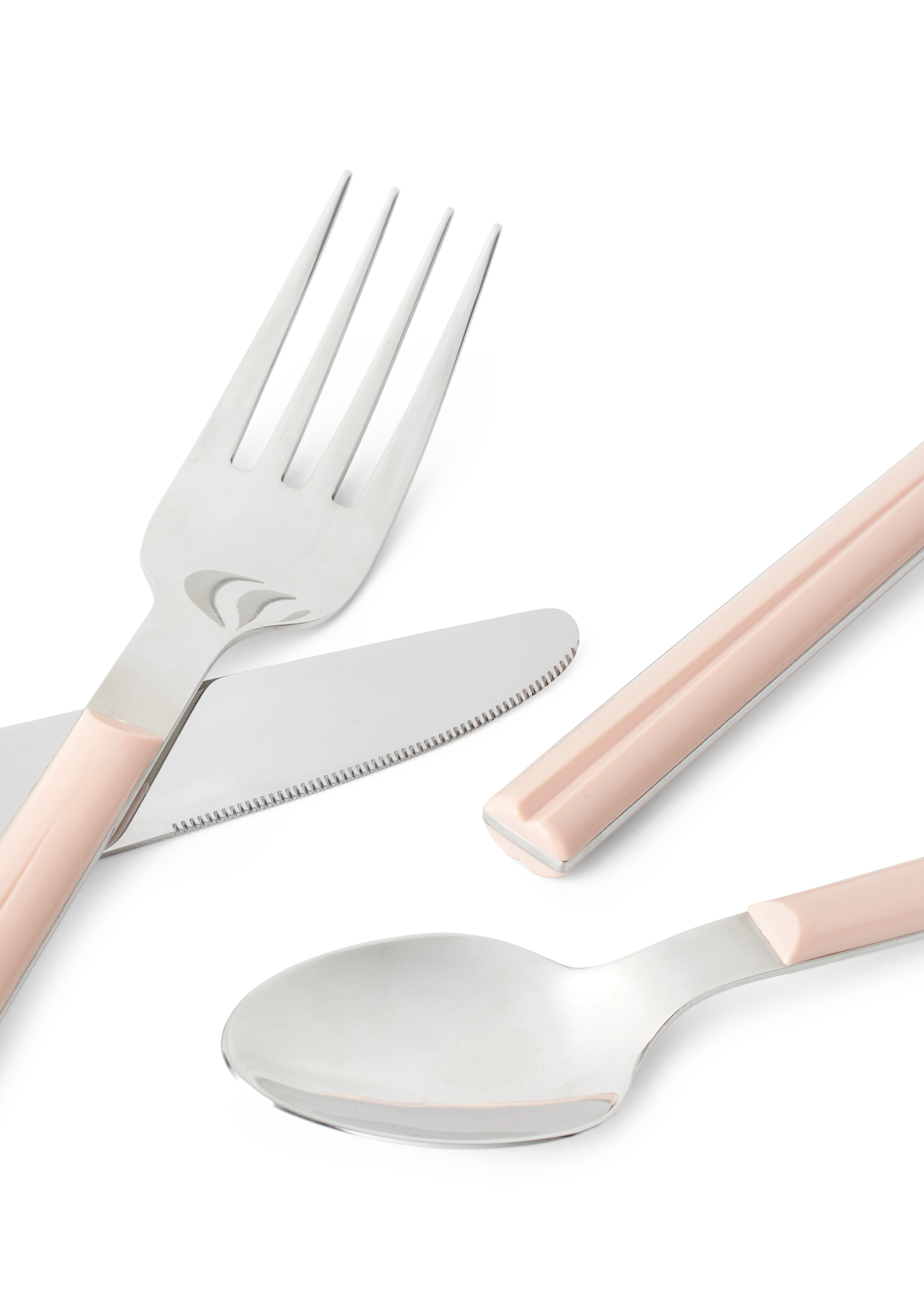 Bistro Cutlery set 16 parts from Rosendahl in Blush color, made of Metal