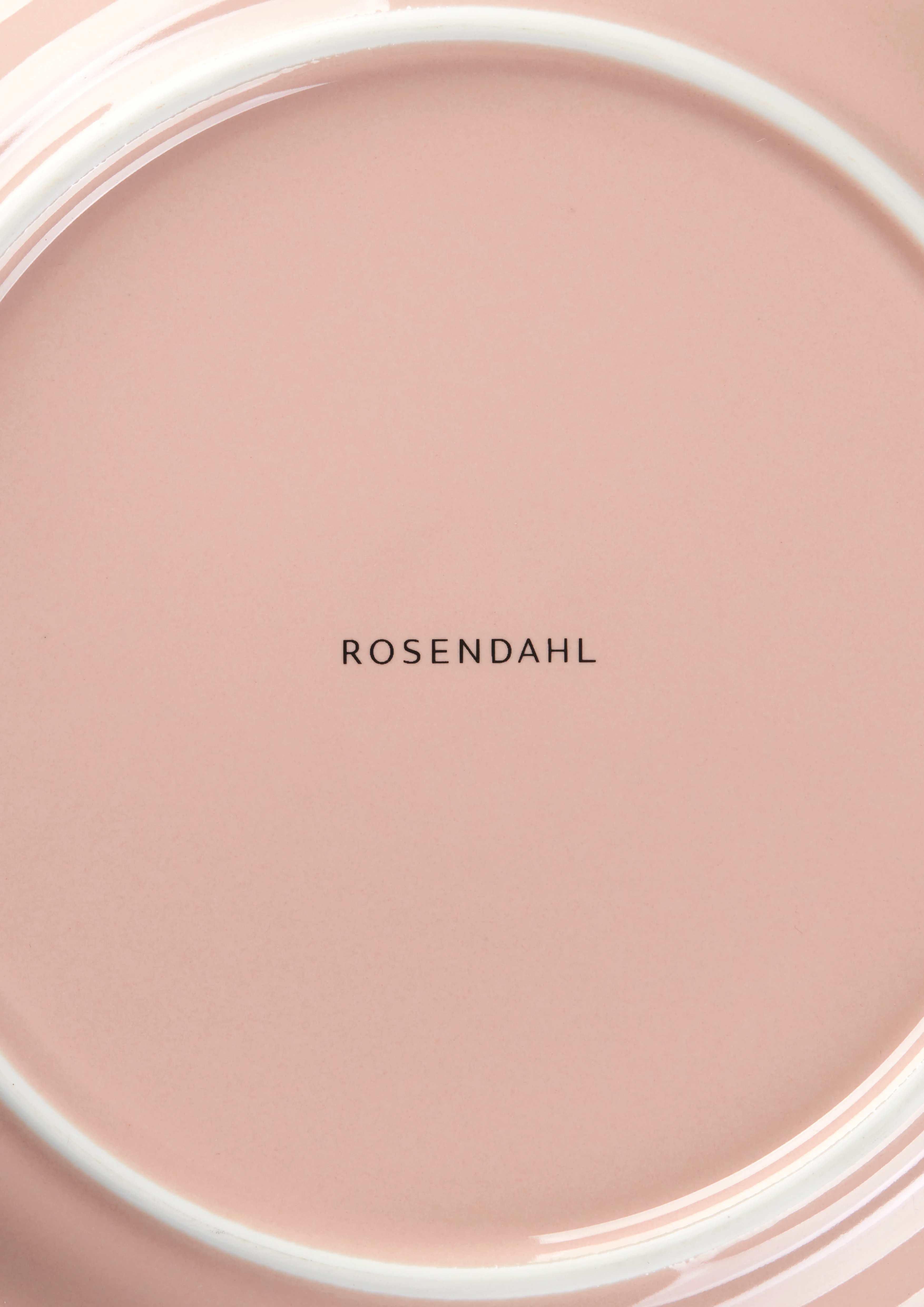 Plate Ø27 cm from Rosendahl in Blush color, made of Ceramics
