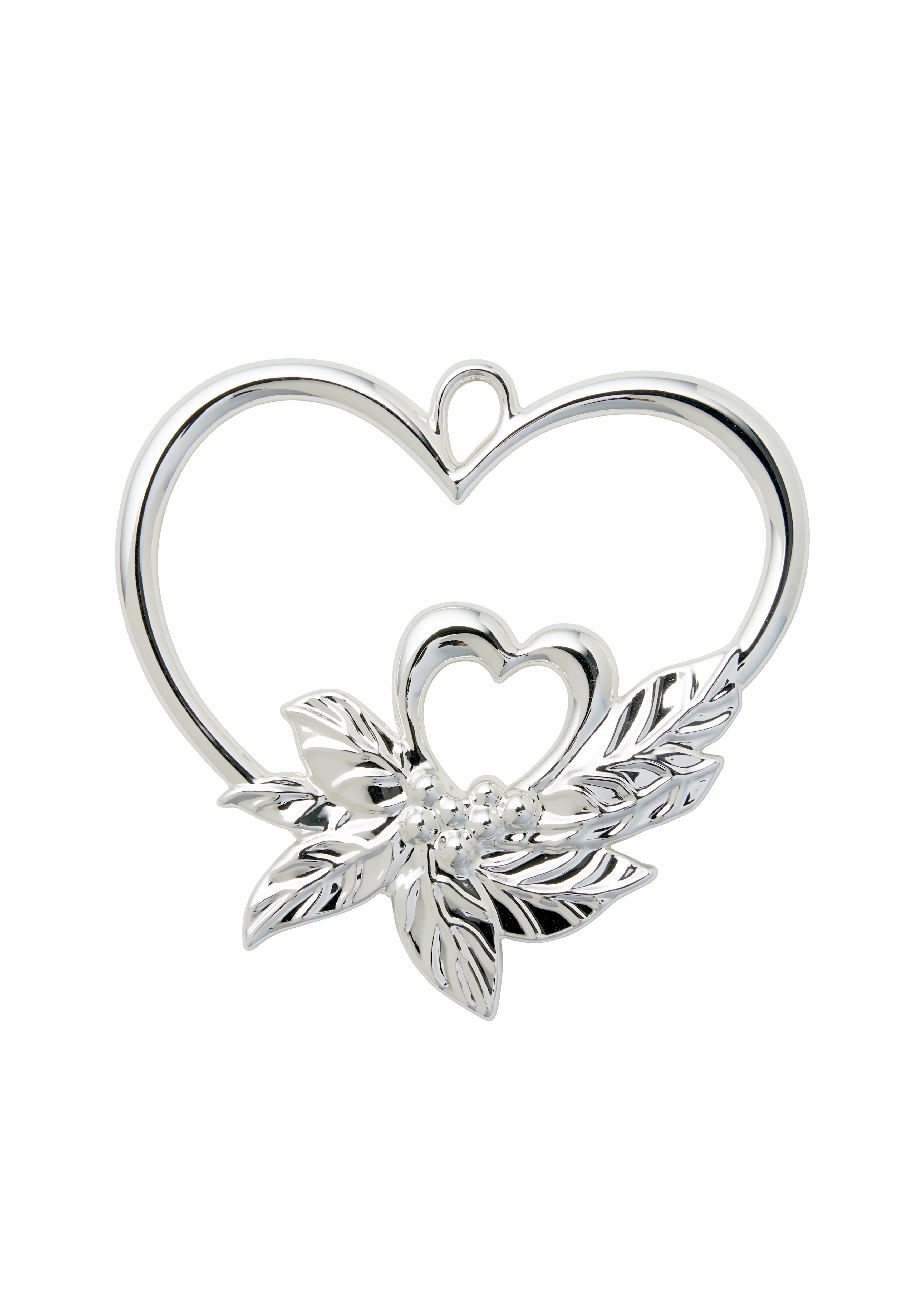 Double heart H7 from Rosendahl in Silver Plated color, made of Metal