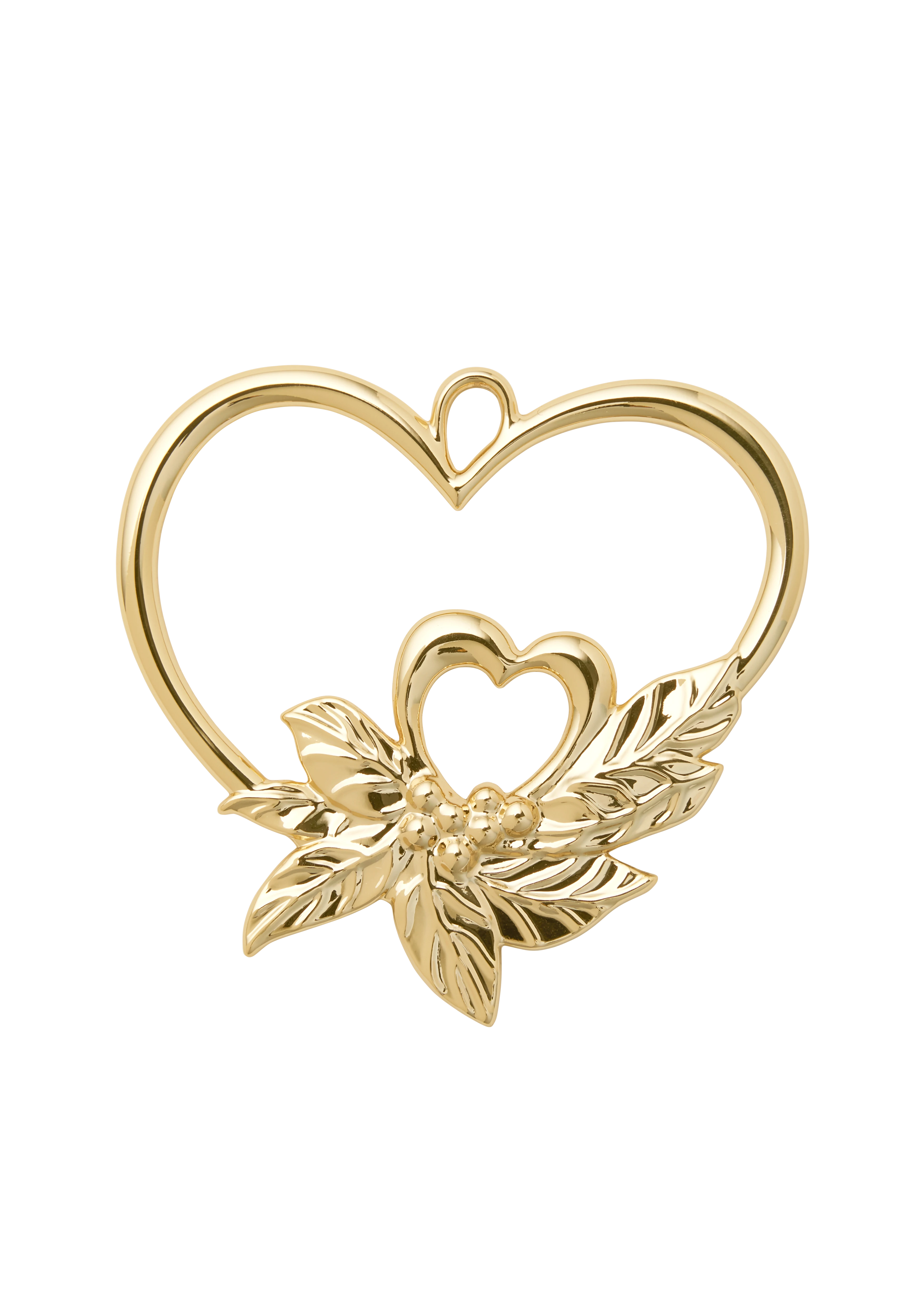 Double heart H7 from Rosendahl in Gold Plated color, made of Metal