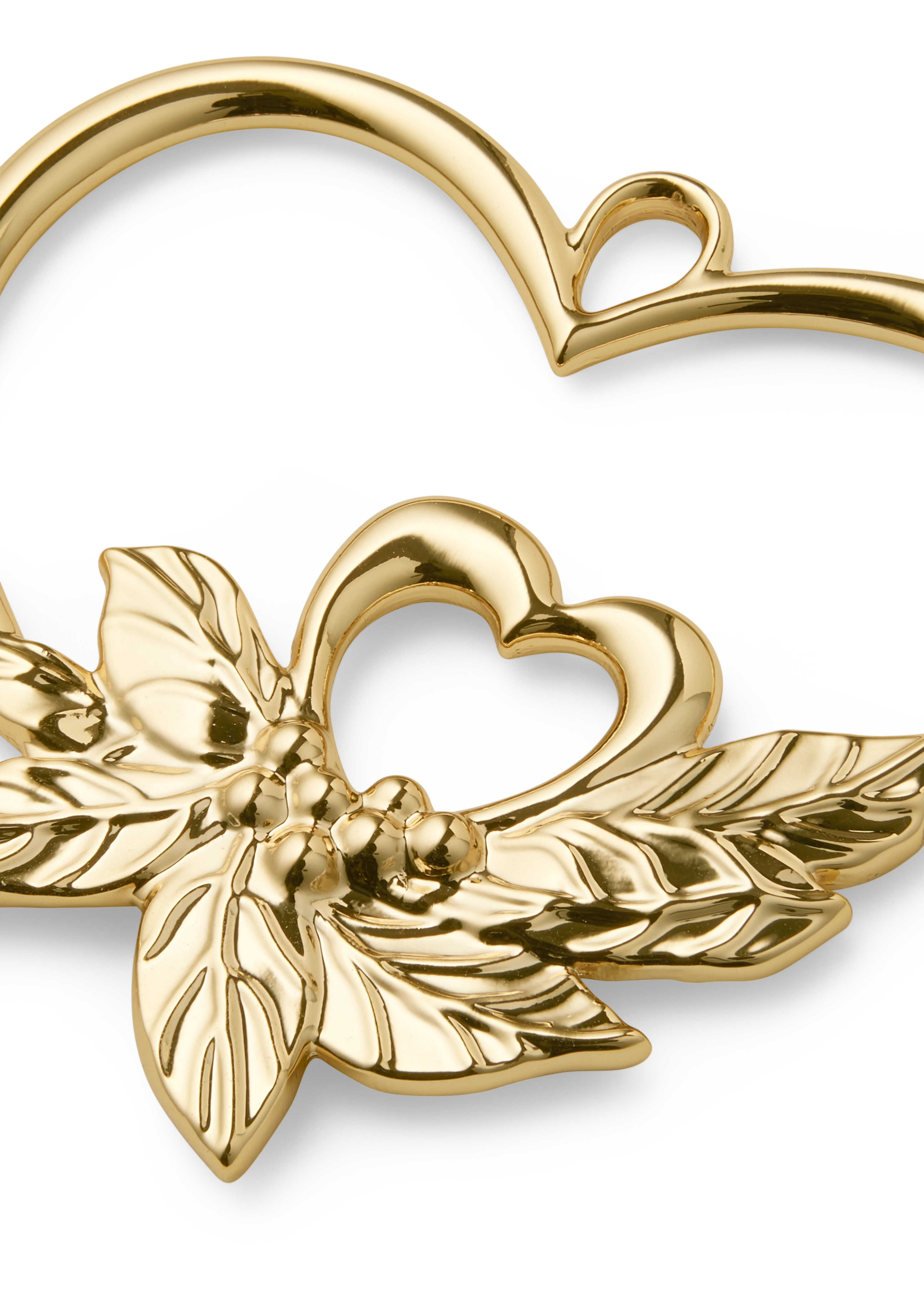 Double heart H7 from Rosendahl in Gold Plated color, made of Metal