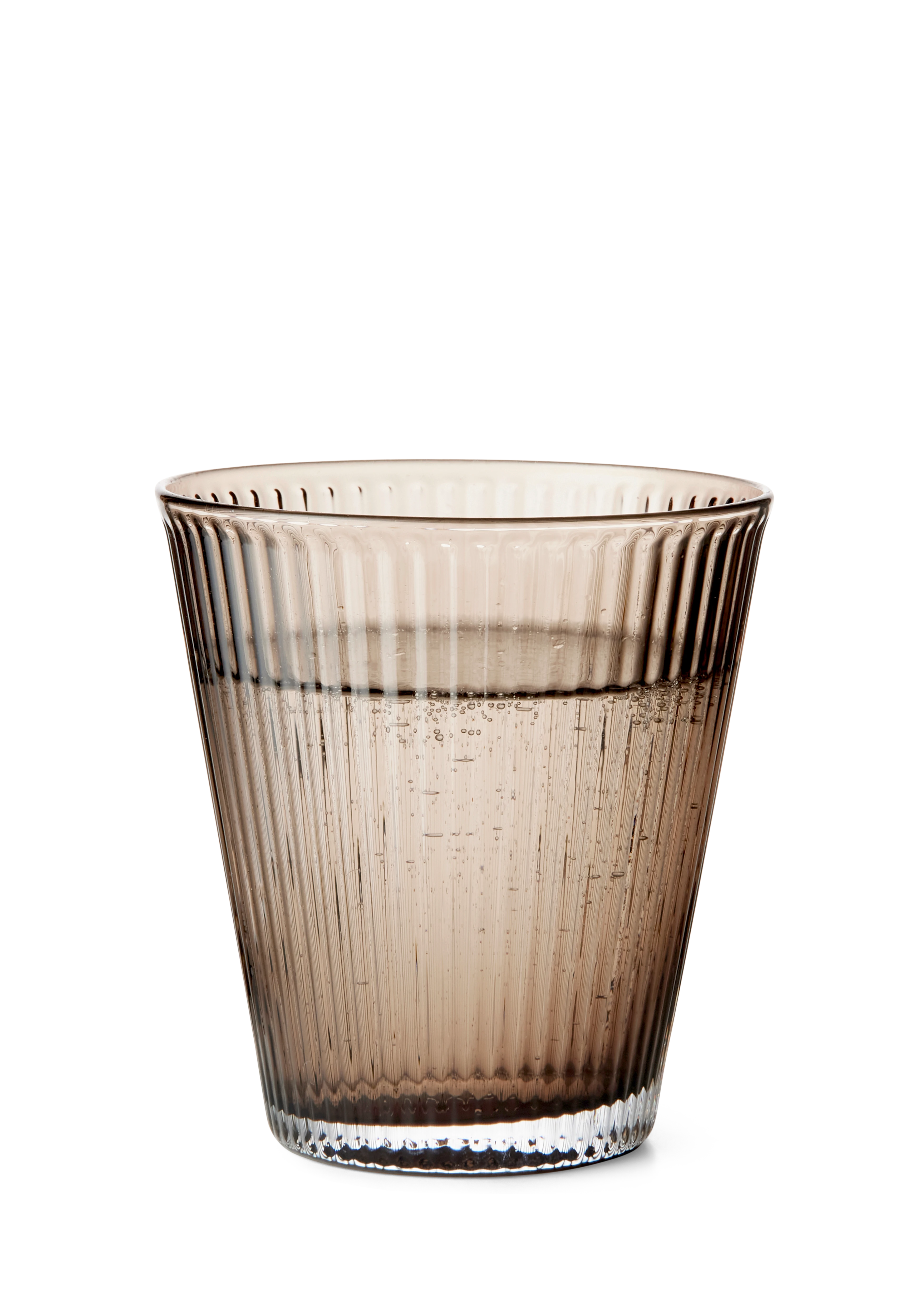 Vandglas 26 cl 4 stk. fra Rosendahl i farven Valnød, lavet af Glas