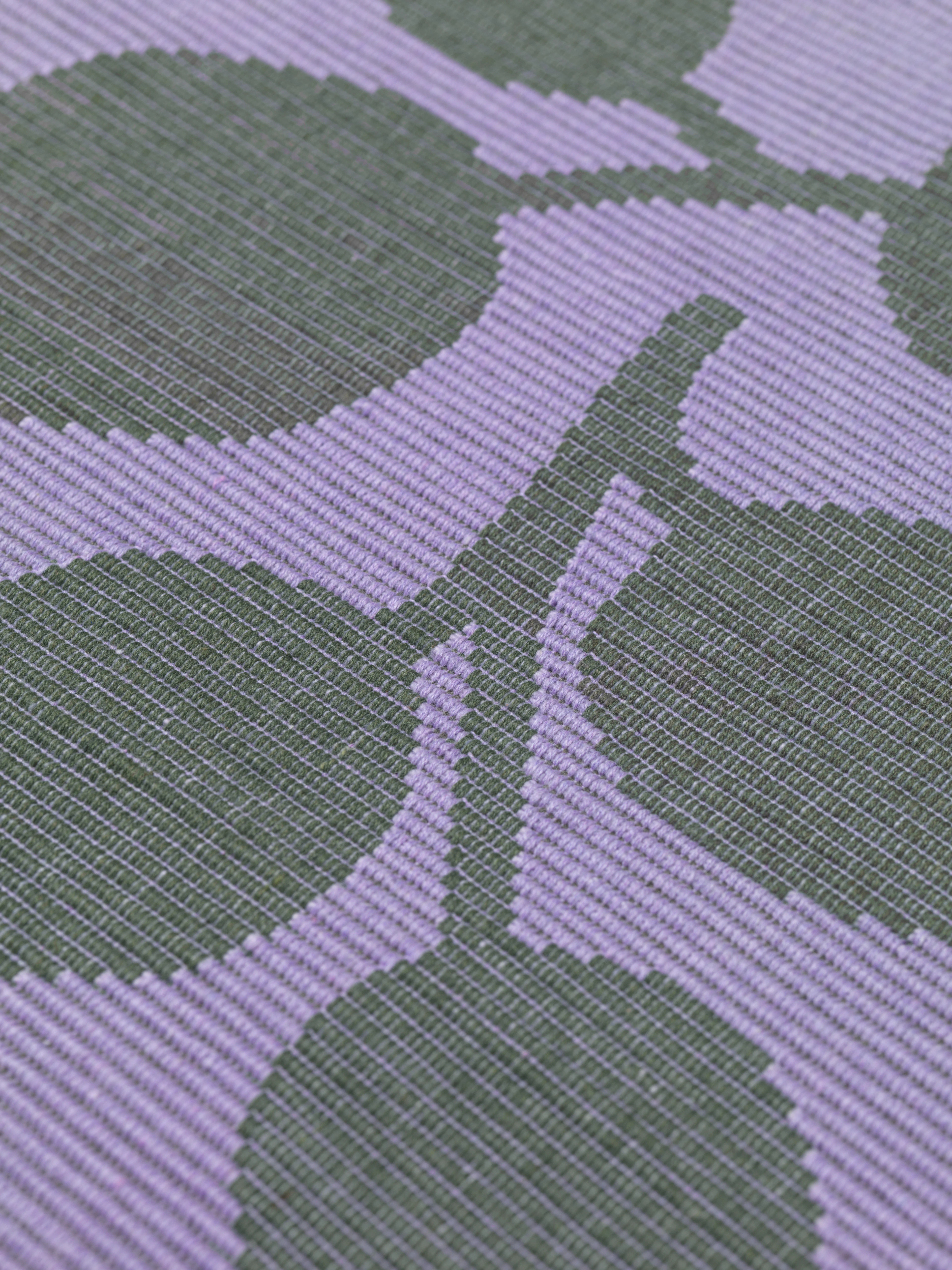 Outdoor Natura Place mat 43x30 cm from Rosendahl in Green/Lavender color, made of Cotton blend