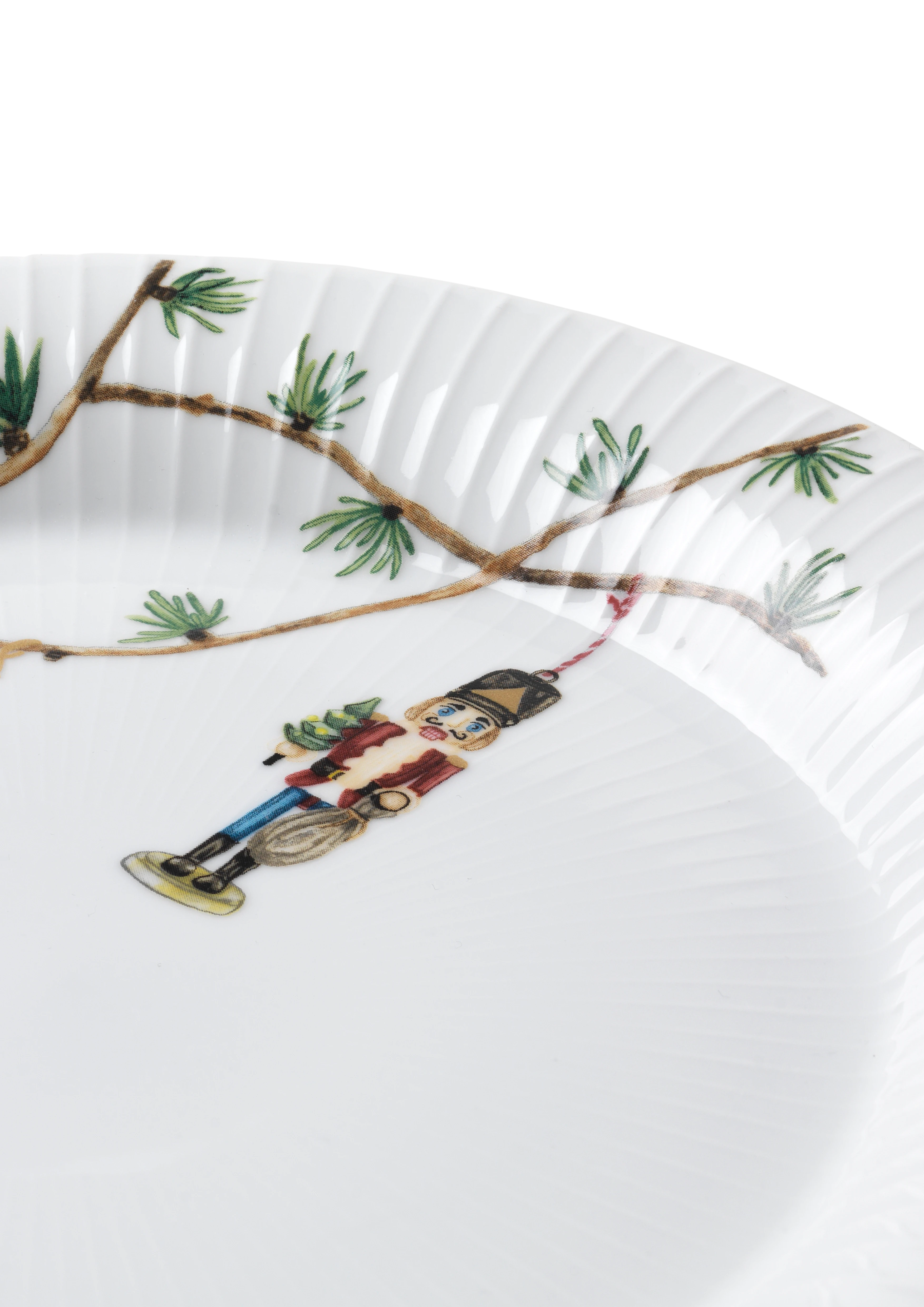 Plate Ø27 cm from Kähler  in White w. deco color, made of Ceramics