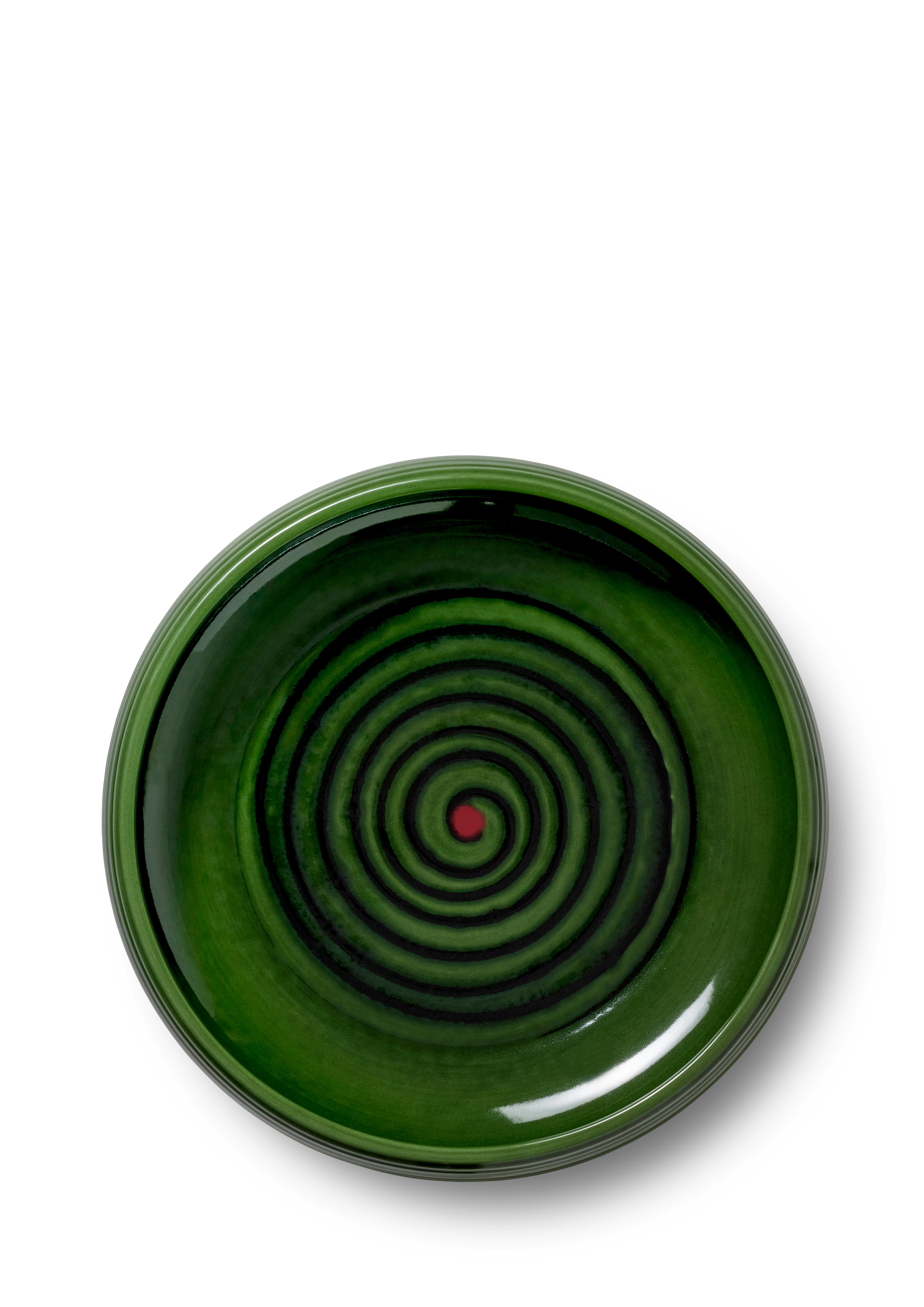 Fat Ø34 cm fra Kähler i fargen Sage green, laget av Keramikk