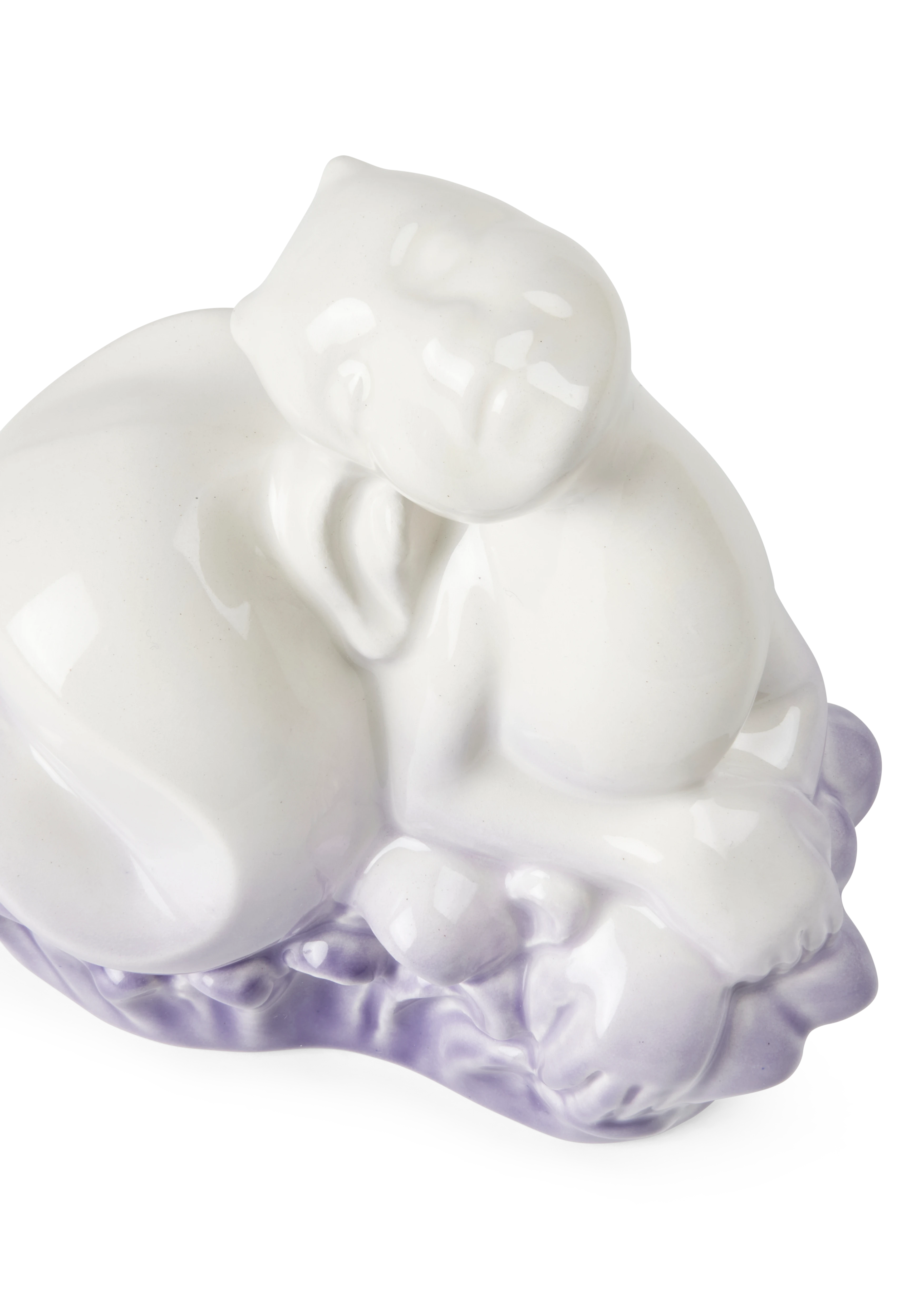 The Quietness from Kähler  in Purple color, made of Ceramics