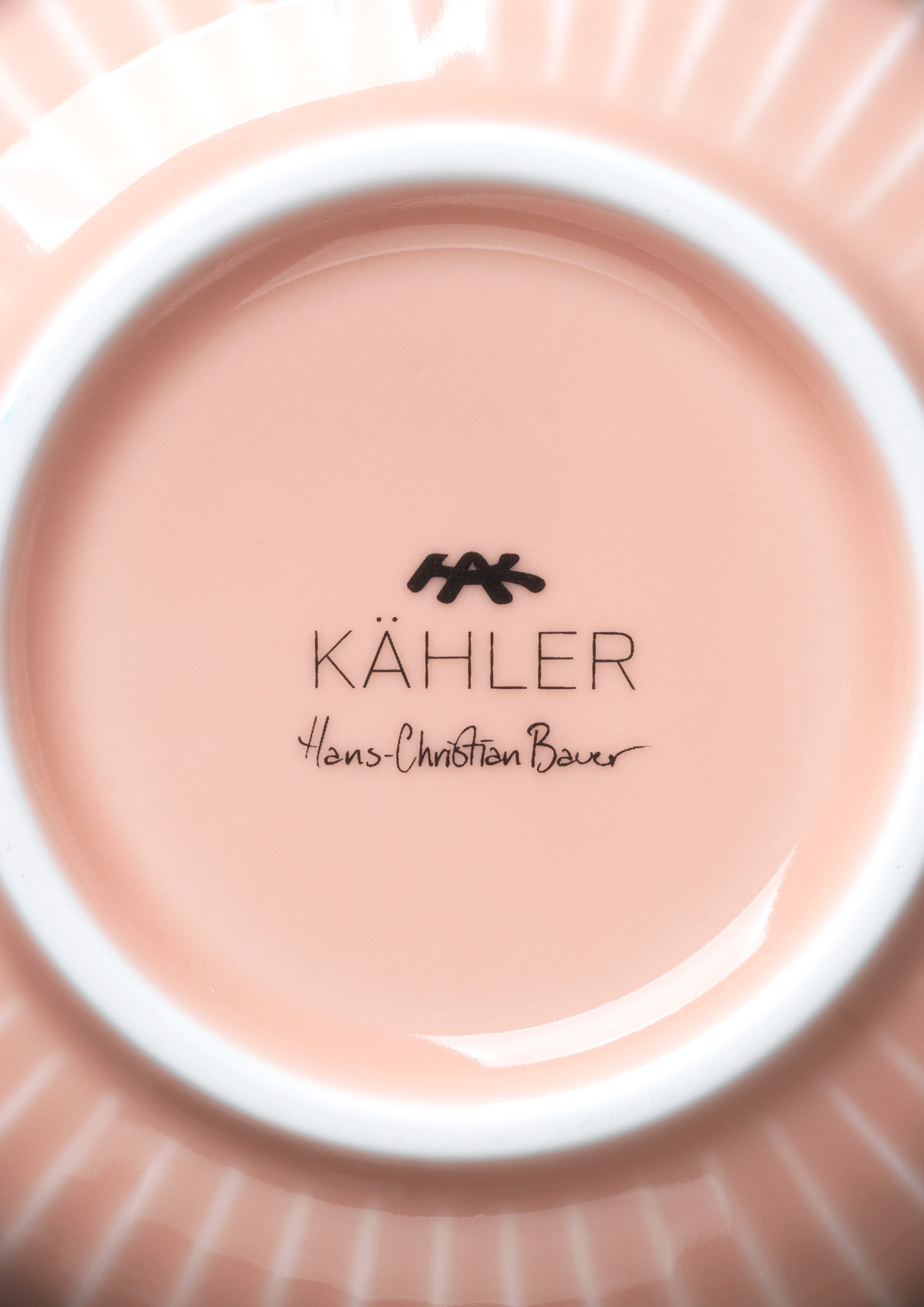 Bowl Ø12 cm from Kähler  in Nude color, made of Ceramics