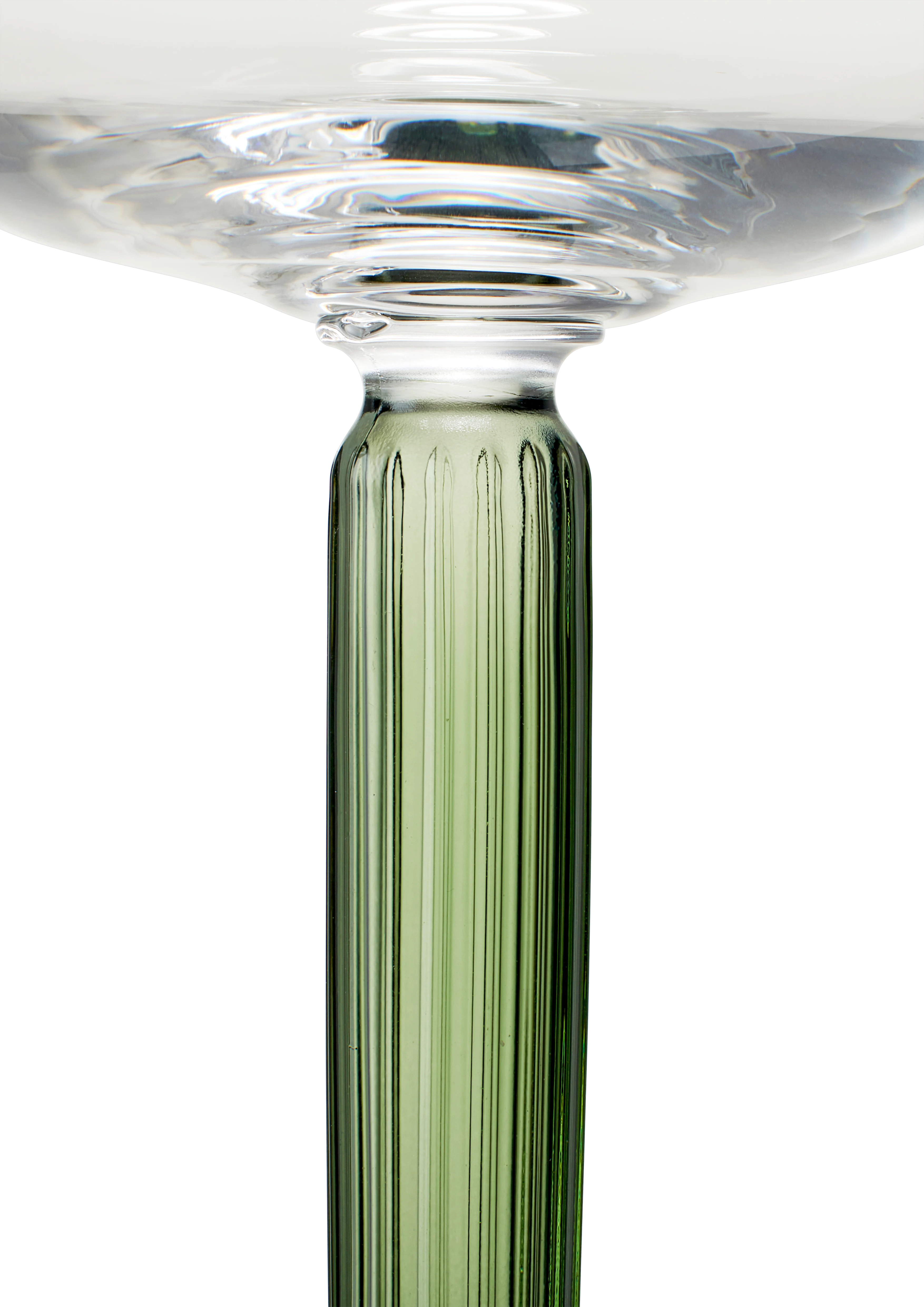 Rotweinglas 49 cl 2 Stck. von Kähler in der Farbe Grün, hergestellt aus Glas