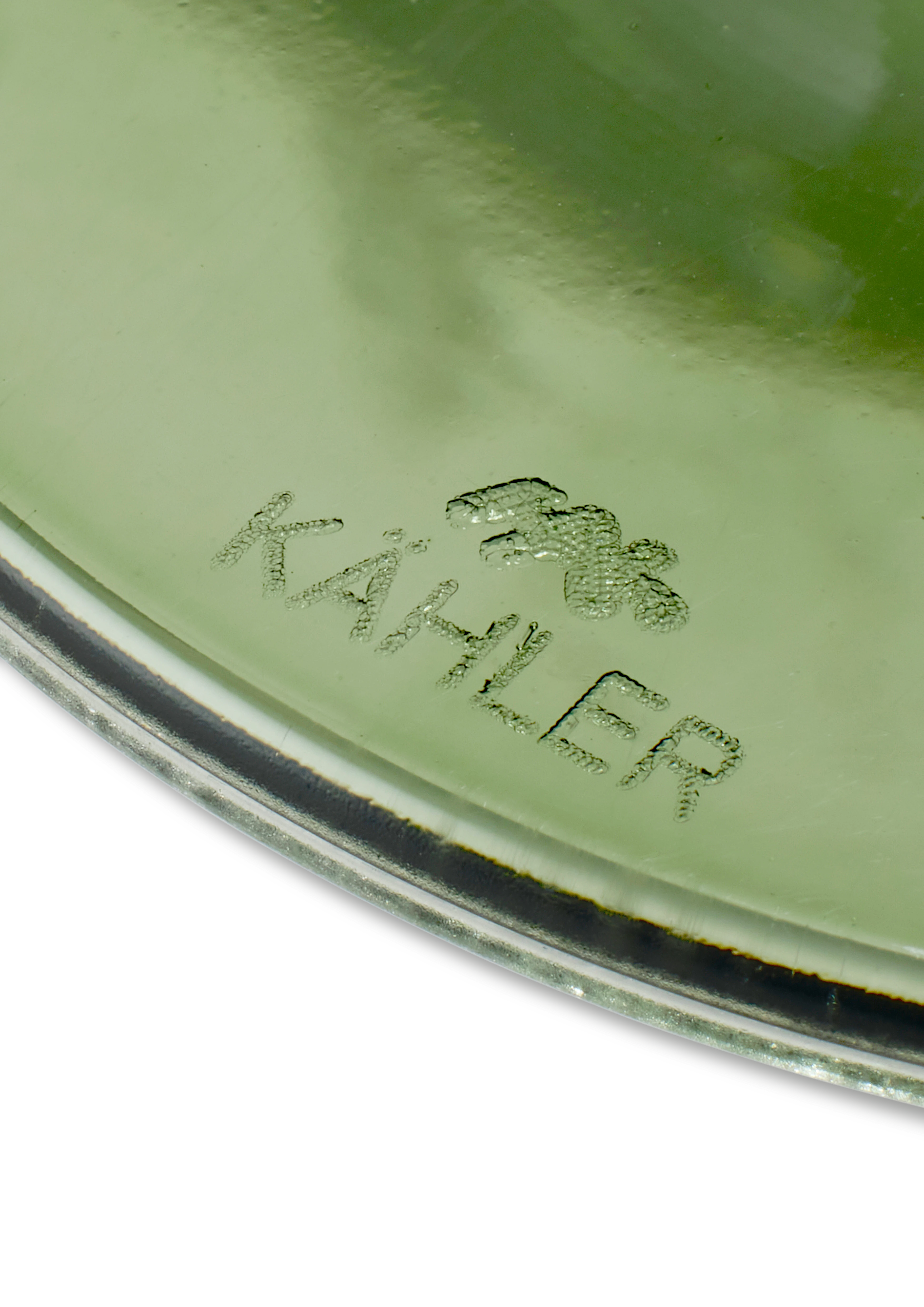 Rotweinglas 49 cl 2 Stck. von Kähler in der Farbe Grün, hergestellt aus Glas