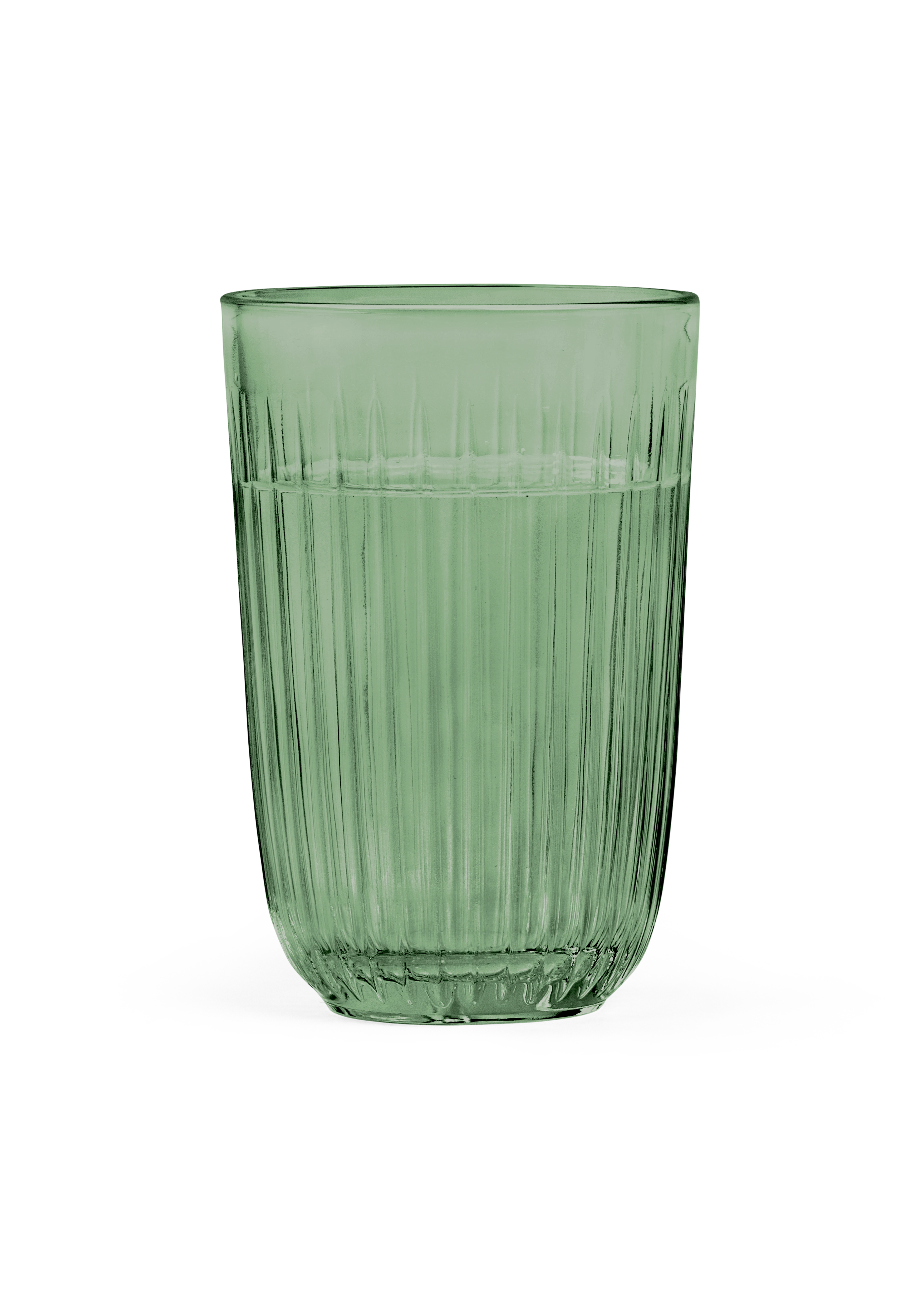 Vannglass 37 cl 4 stk. fra Kähler i fargen Grønn, laget av Glass