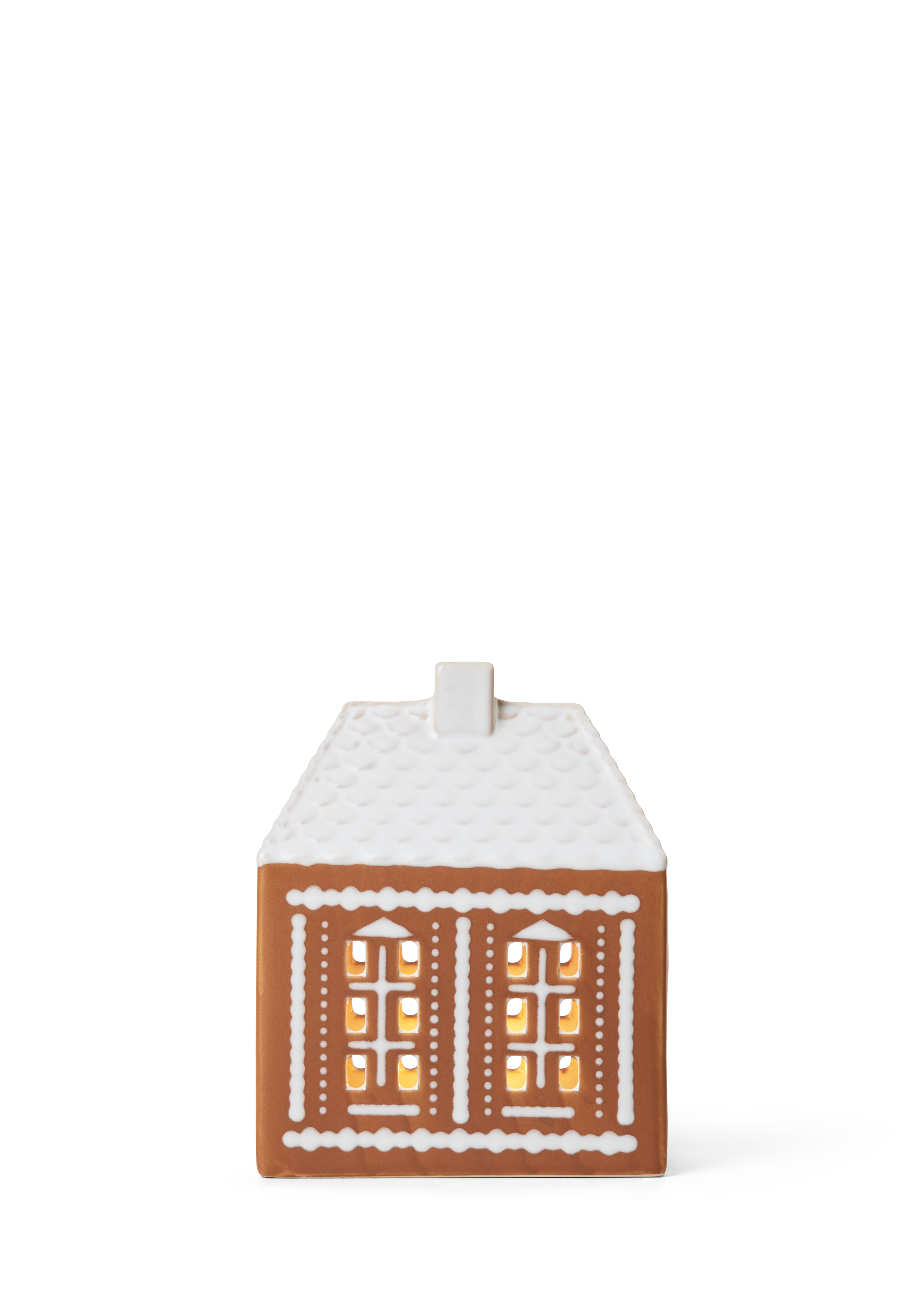 Lichthaus mittel von Kähler in der Farbe Braun, hergestellt aus Keramik