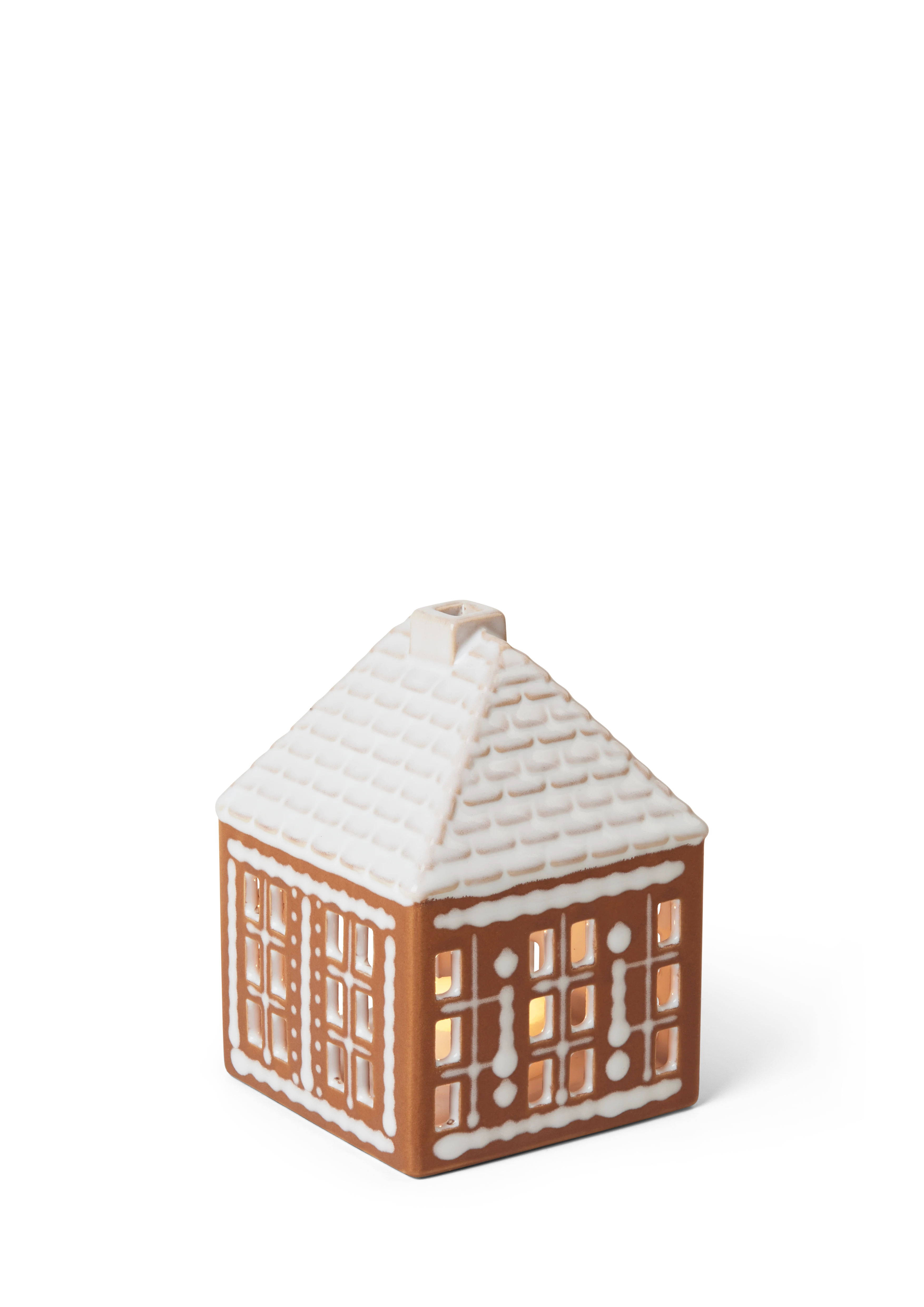 Lighthouse small from Kähler  in Brown color, made of Ceramics