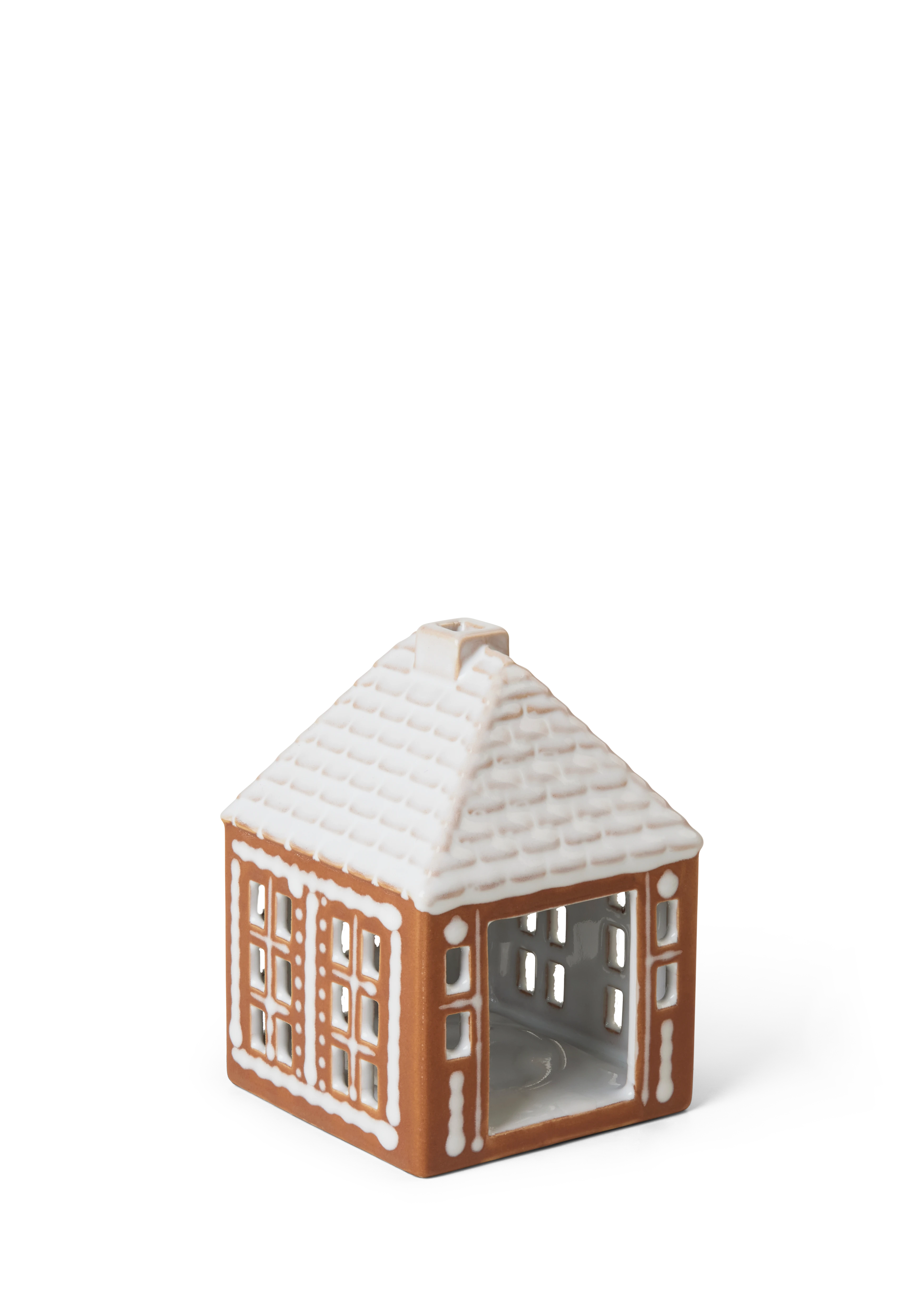Lighthouse small from Kähler  in Brown color, made of Ceramics