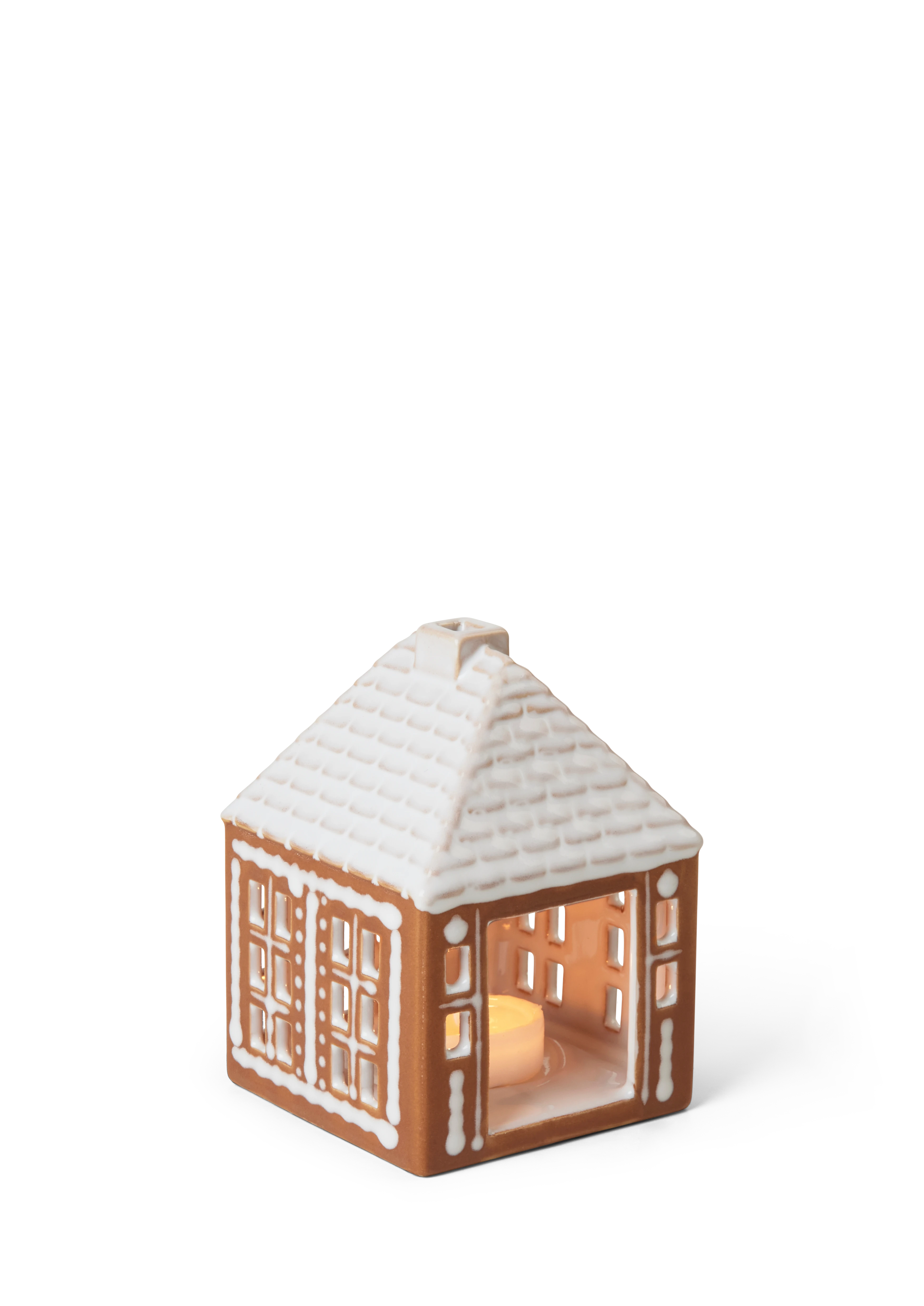 Lighthouse small from Kähler  in Brown color, made of Ceramics