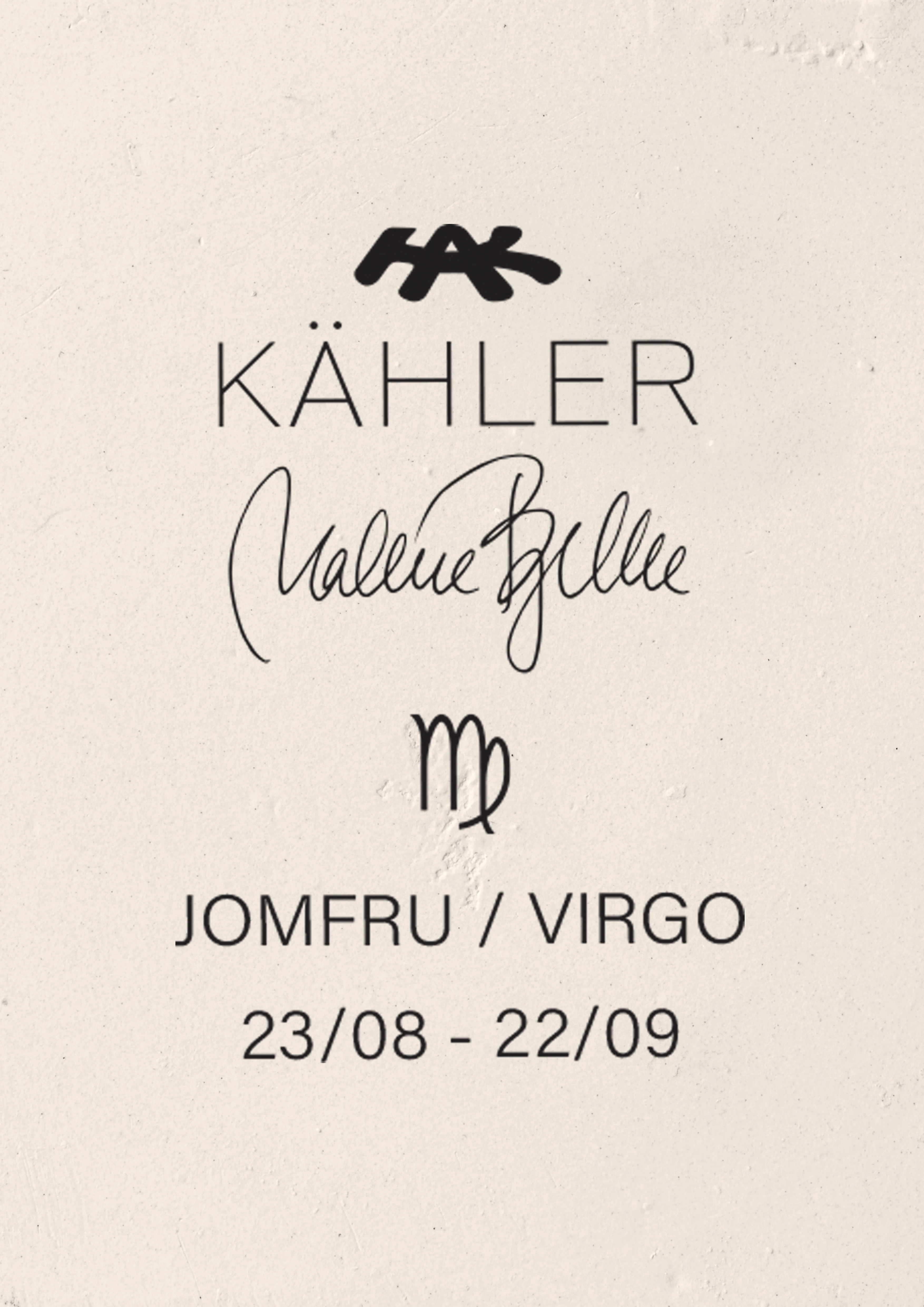 Virgo H21 from Kähler  in White color, made of Ceramics