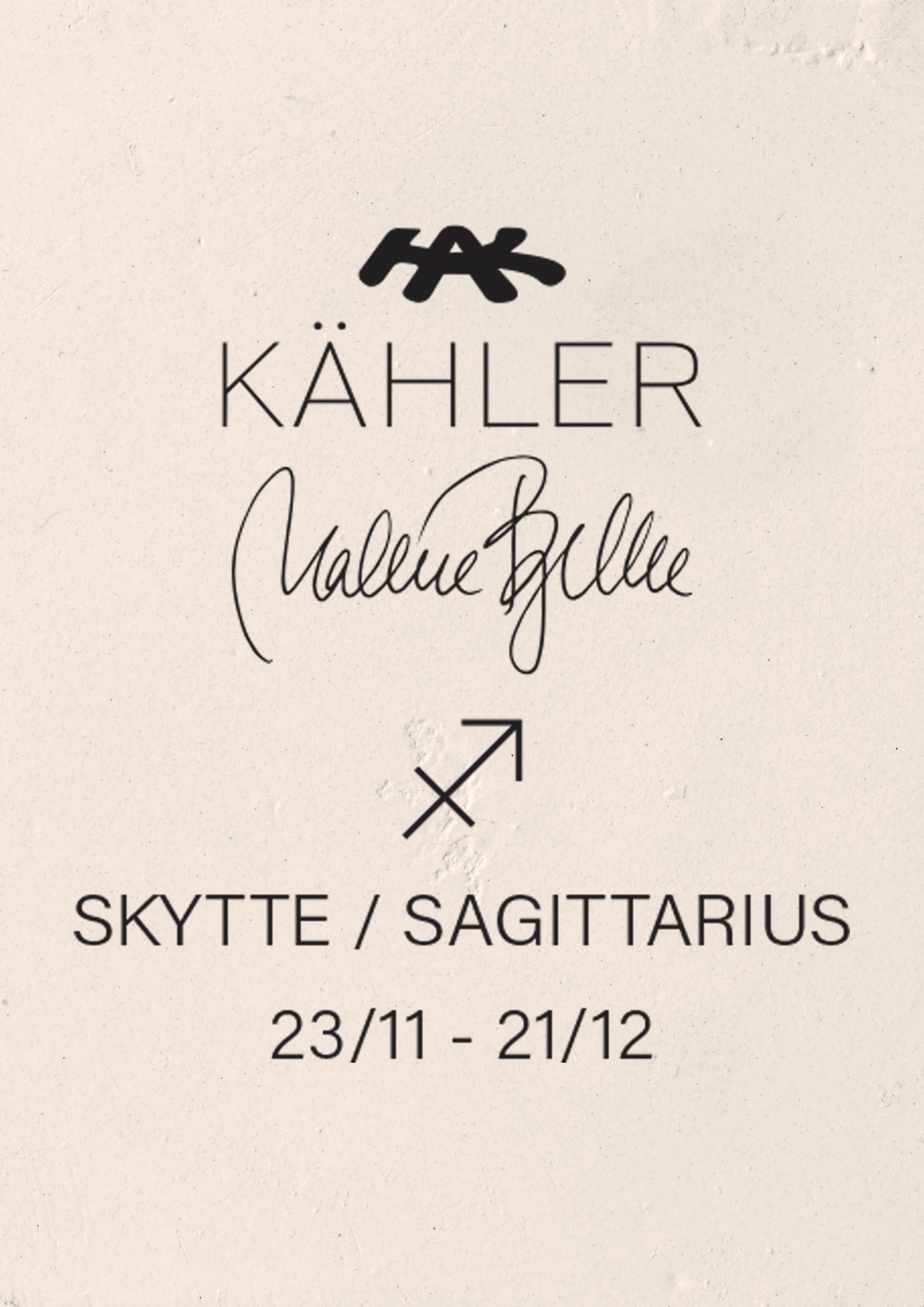 Skytten H17 fra Kähler i fargen Hvit, laget av Keramikk