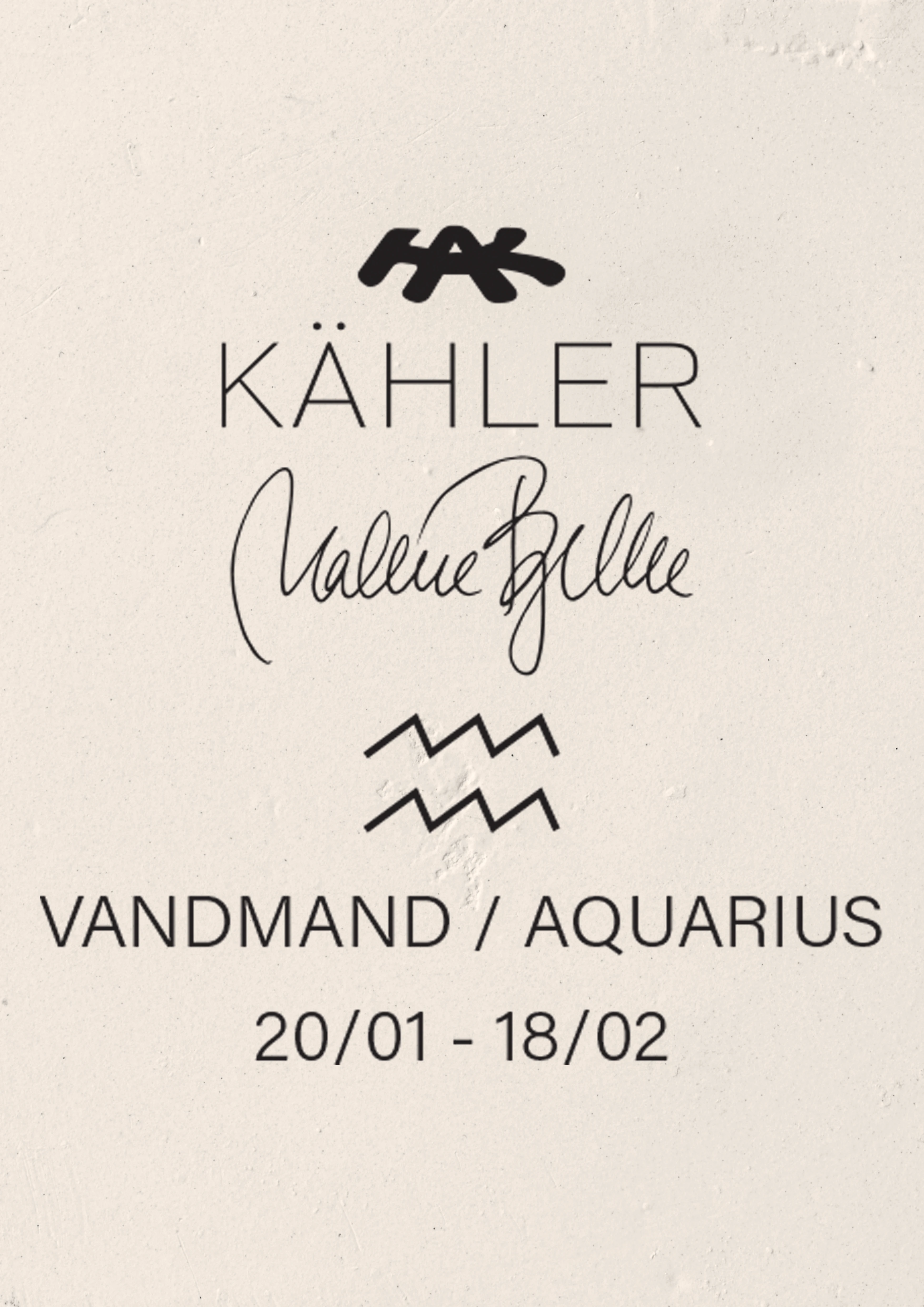 Aquarius H19 from Kähler  in White color, made of Ceramics