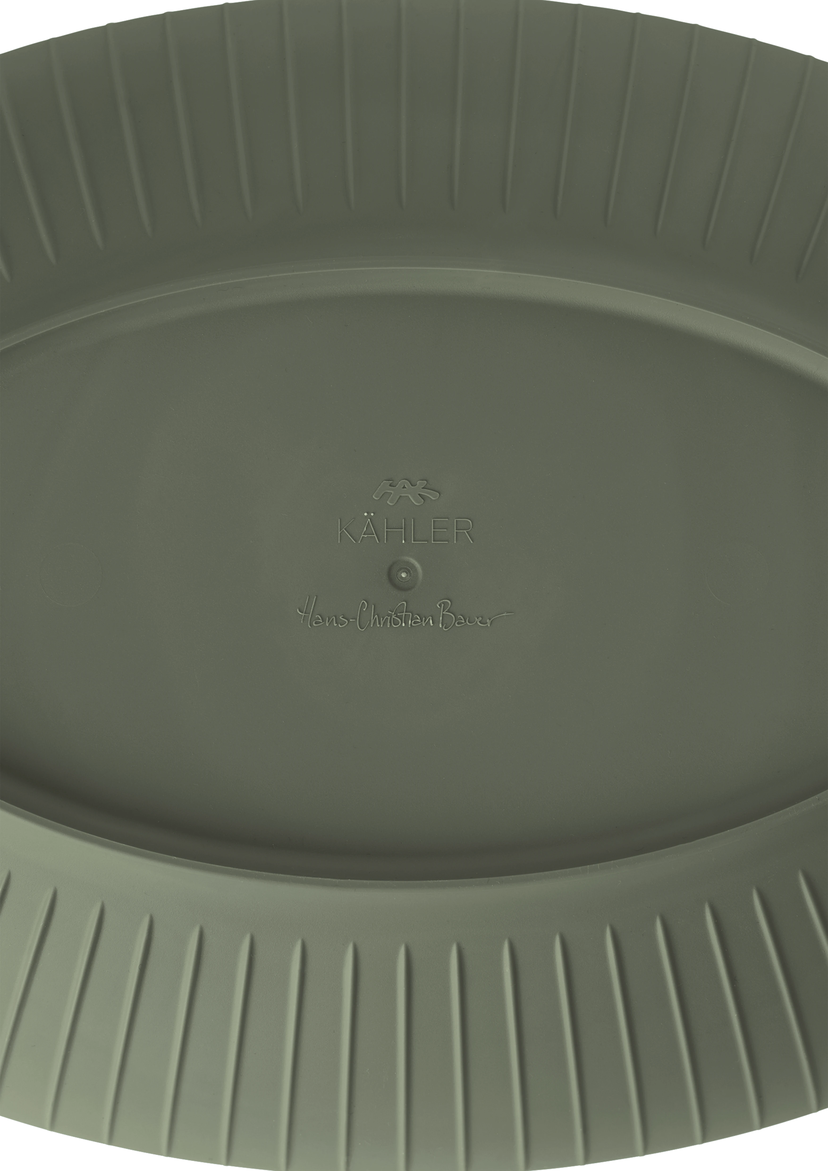 Brødkurv 29.5x20 cm fra Kähler i farven Grøn, lavet af Plastik