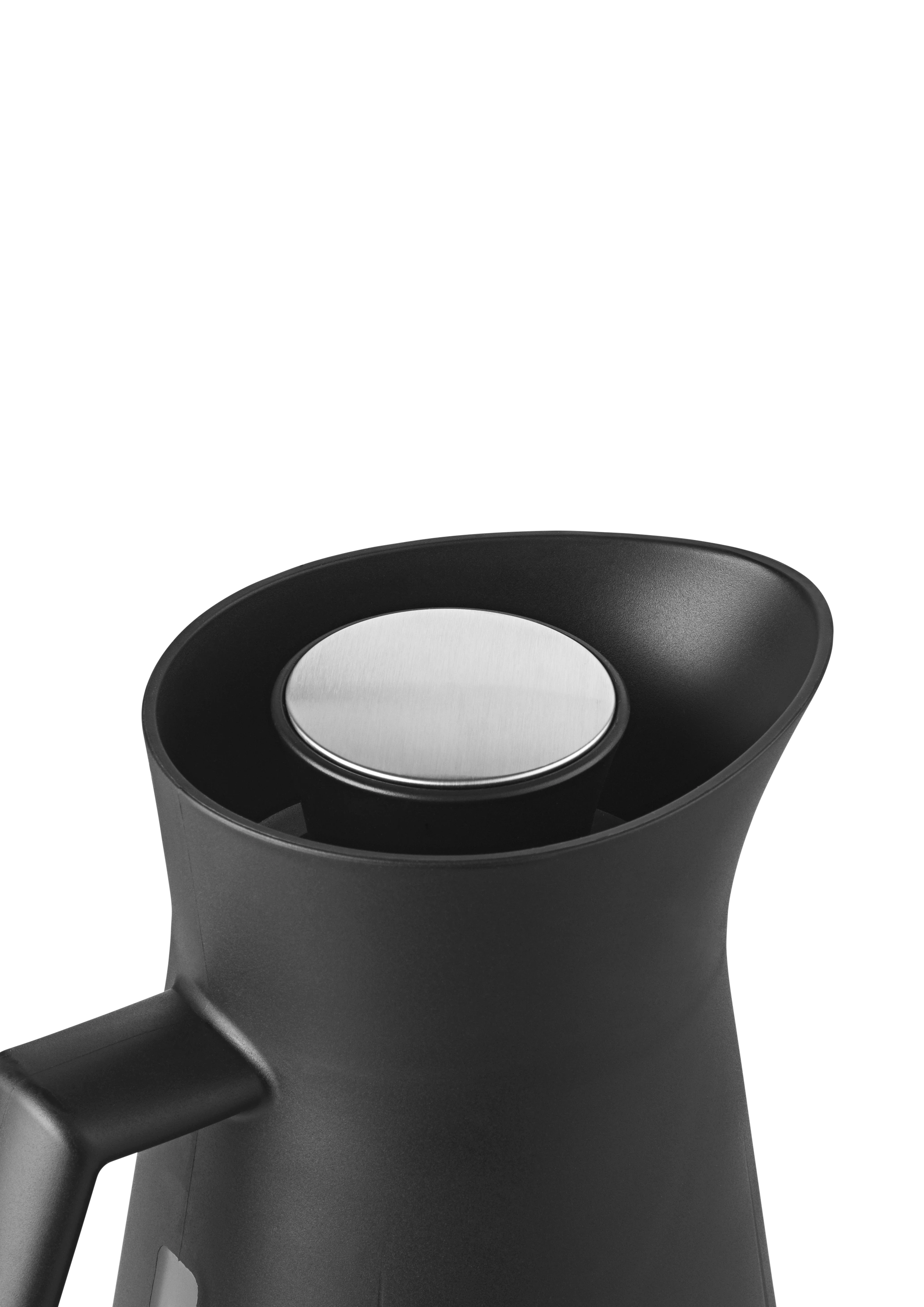 Electric kettle 1,4 l from Rosendahl in Black/Steel color, made of Plastic