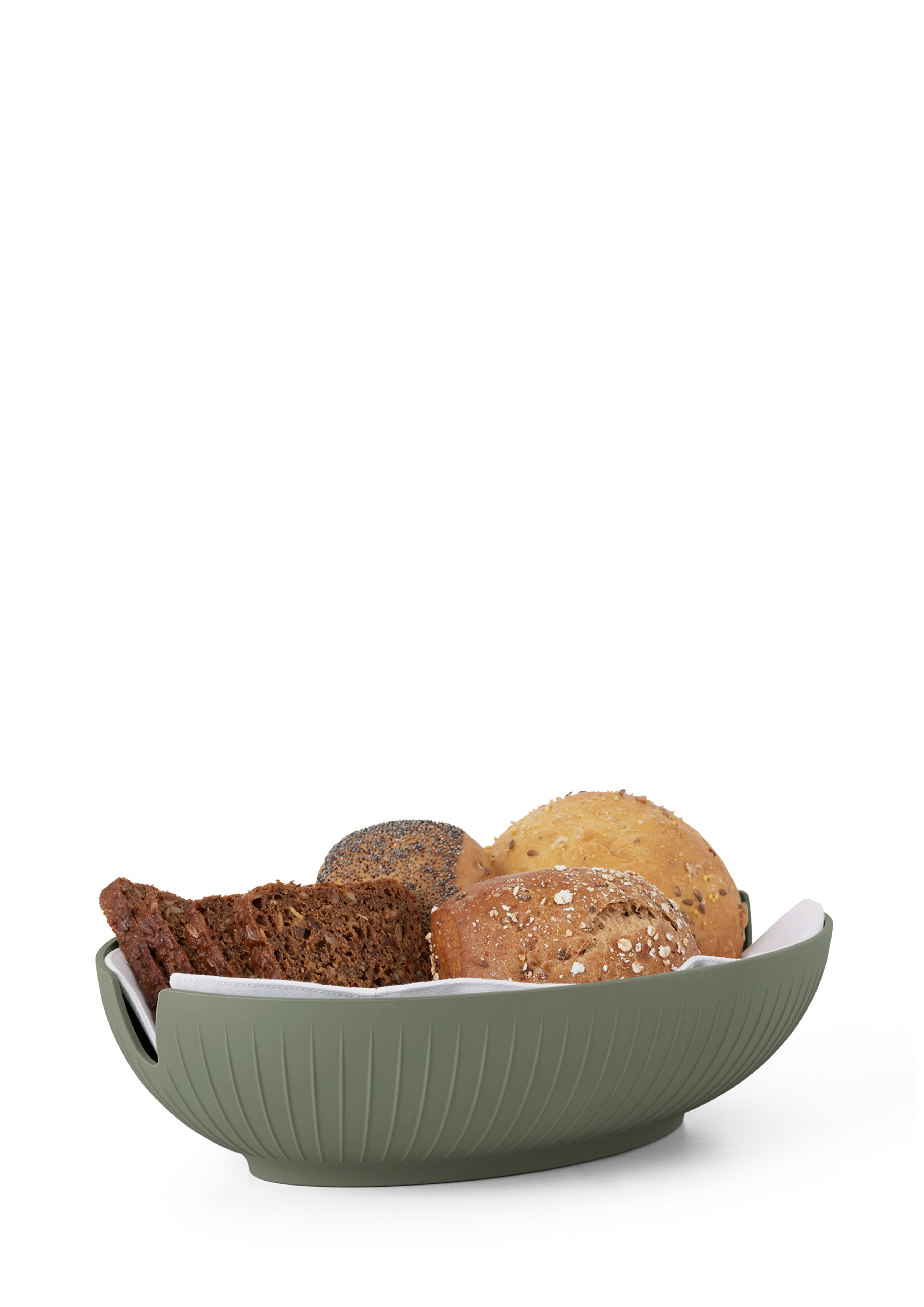 Breadbasket 29.5x20 cm from Kähler  in Green color, made of Plastic