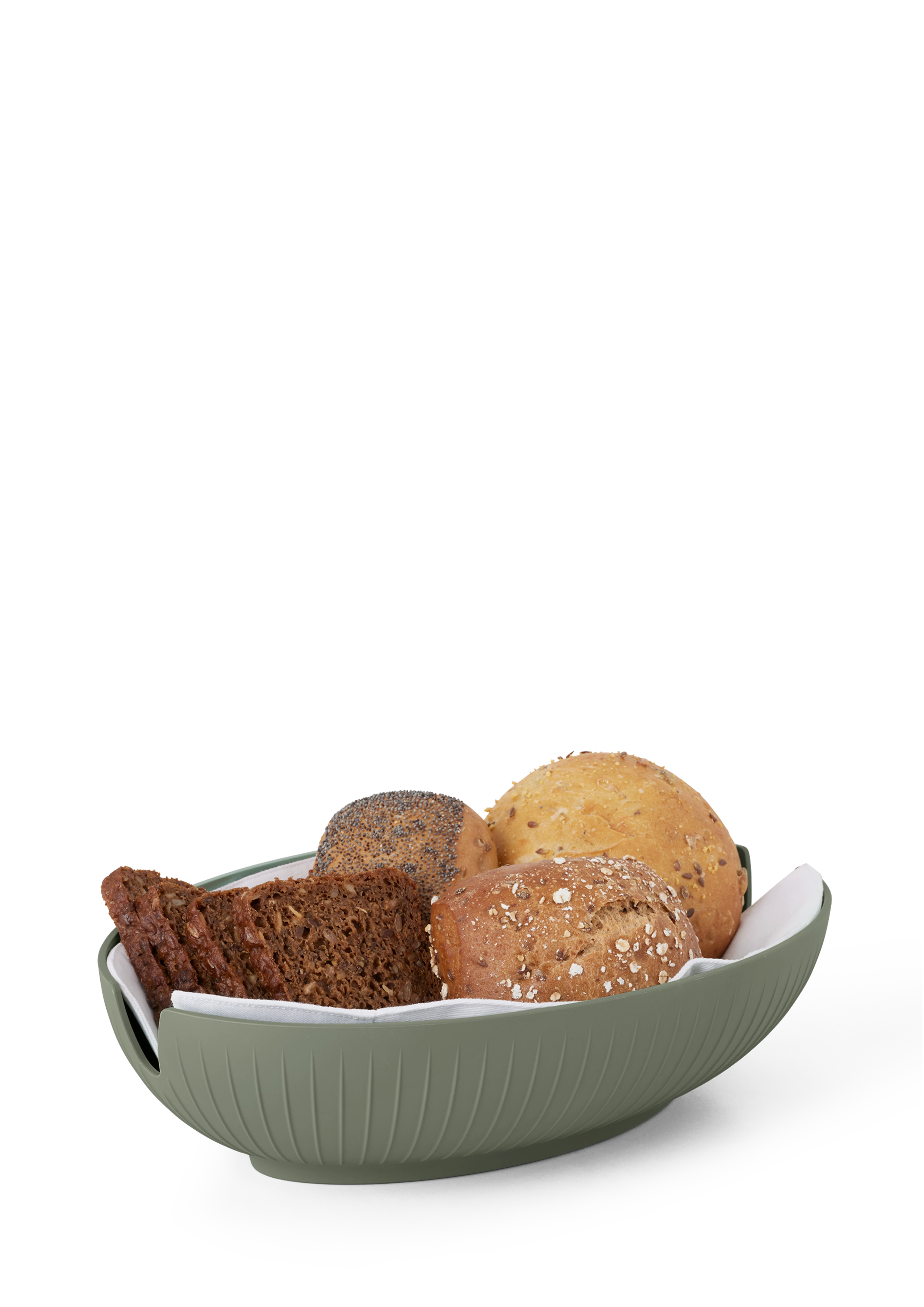 Breadbasket 29.5x20 cm from Kähler  in Green color, made of Plastic