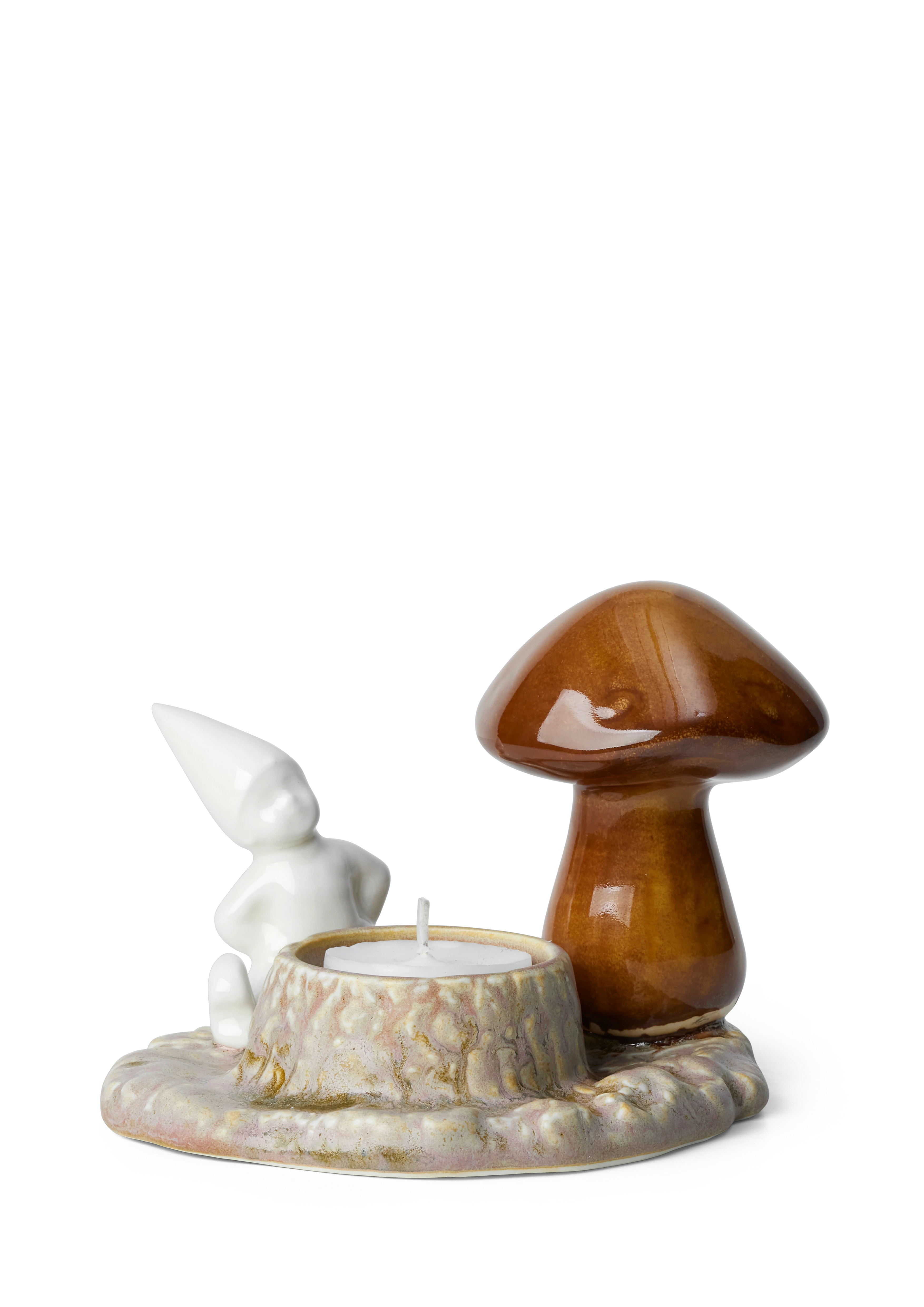 Julelys H9.5 fra Kähler i fargen Hvit, laget av Keramikk