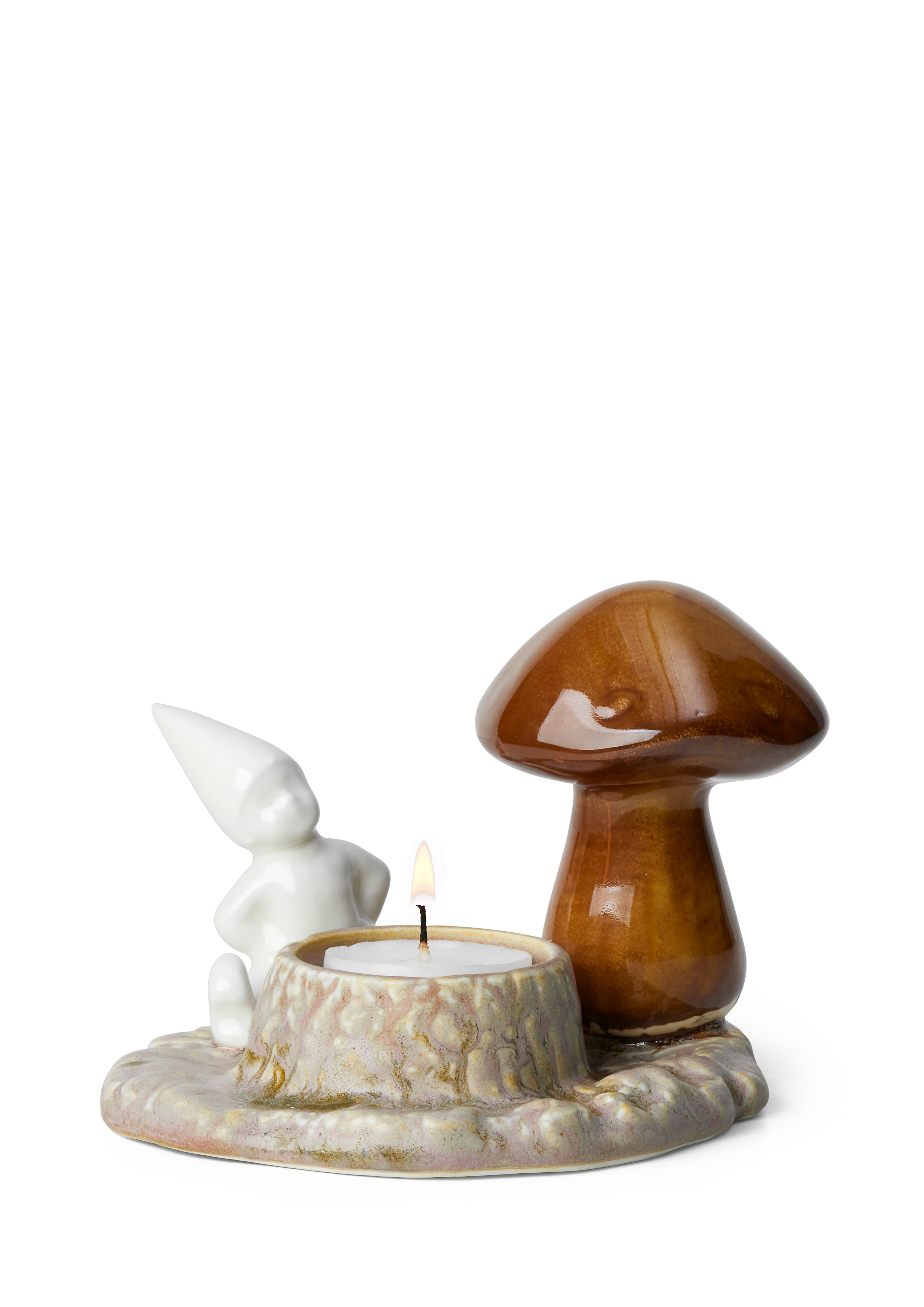 Julelys H9.5 fra Kähler i farven Hvid, lavet af Keramik