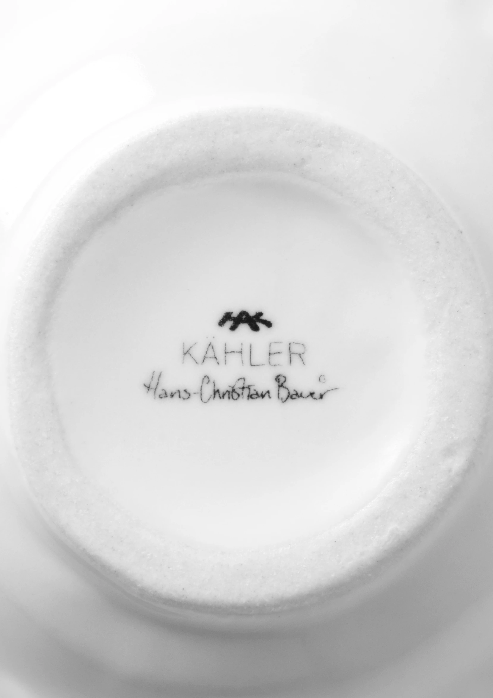 Vase H8.5 cm from Kähler in White color, made of Ceramics