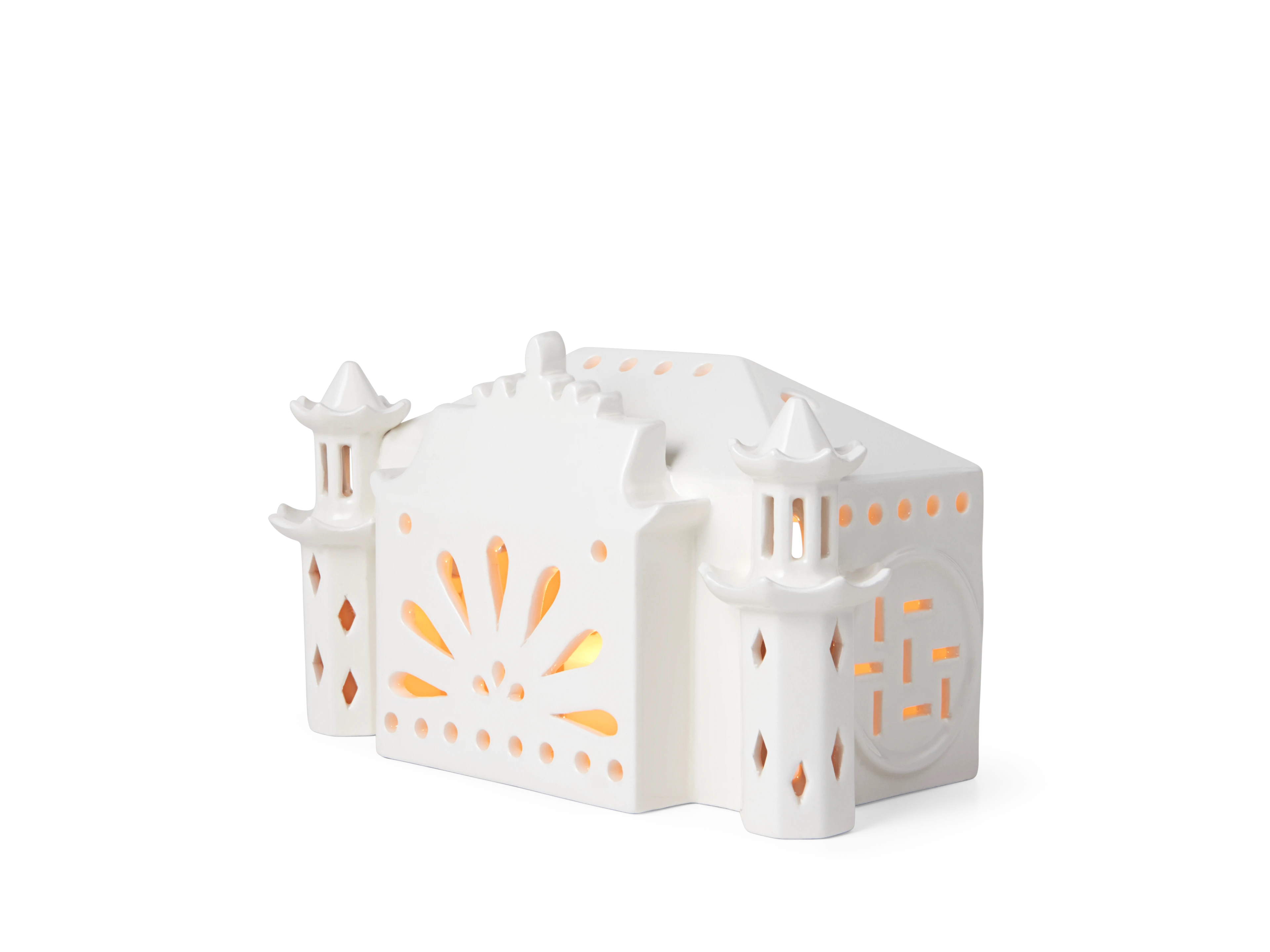 Lighthouse Pantomime Theatre from Kähler  in White color, made of Ceramics