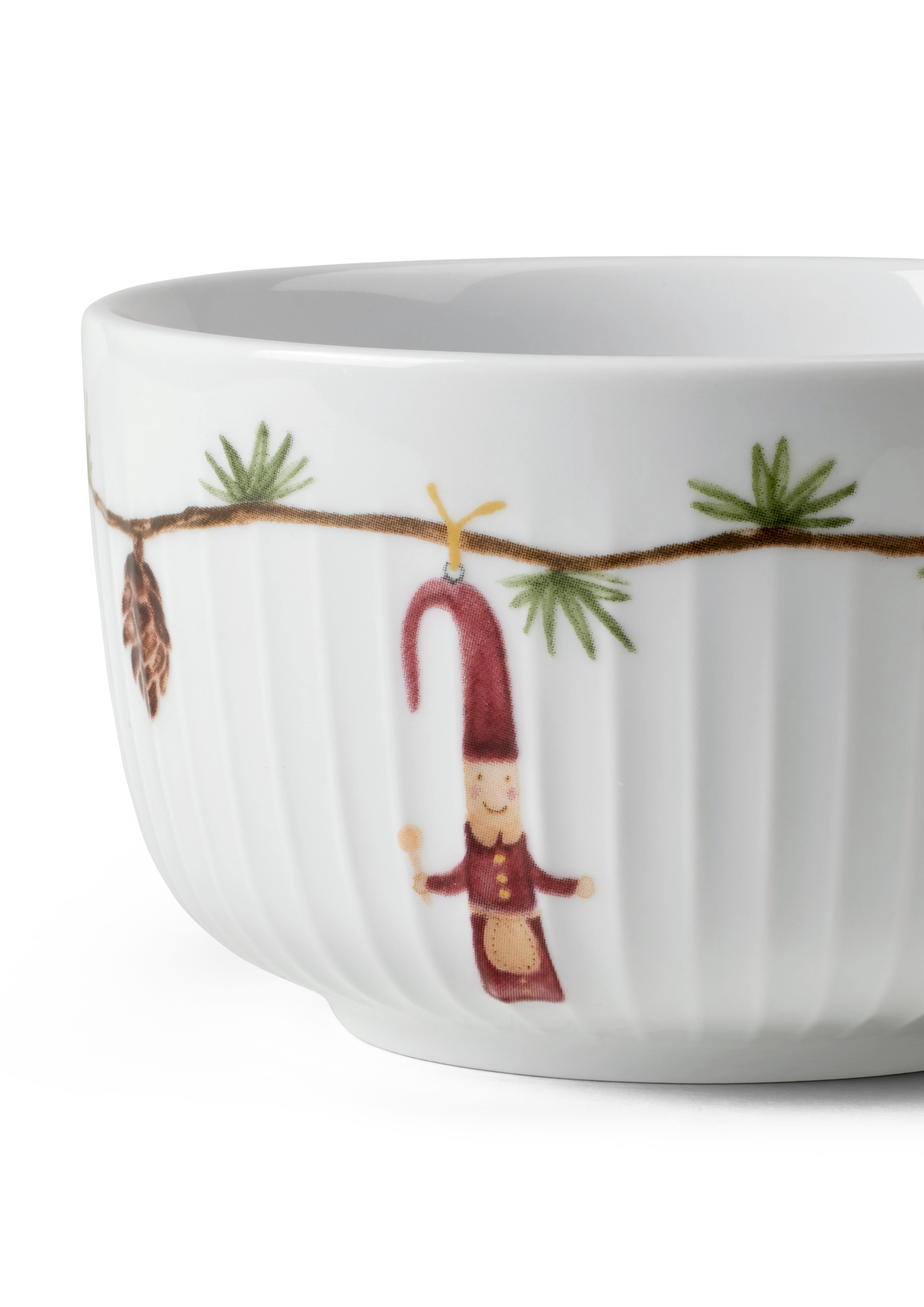 Bowl Special Edition Ø12 cm from Kähler  in White w. deco color, made of Ceramics