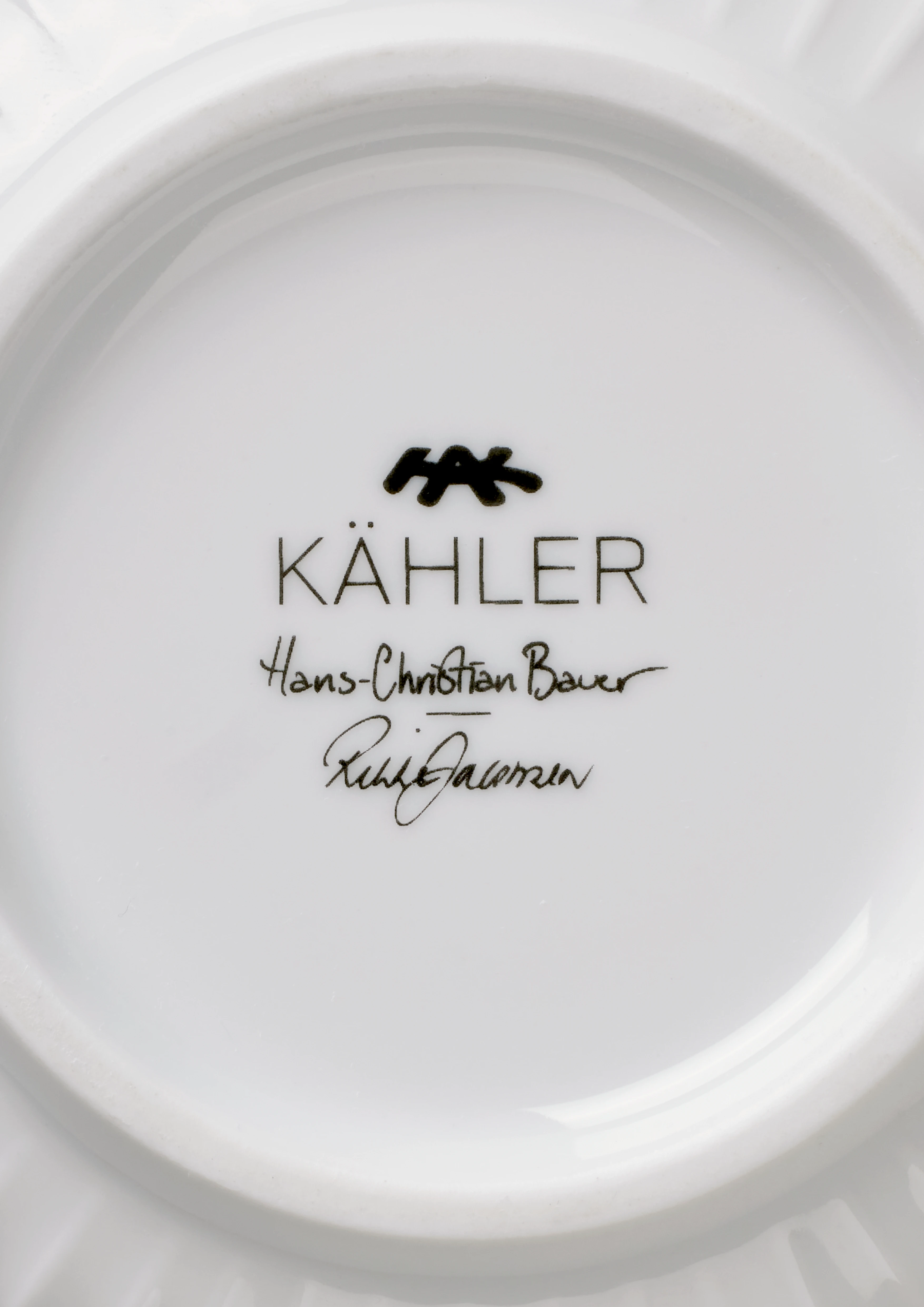 Bowl Special Edition Ø12 cm from Kähler  in White w. deco color, made of Ceramics