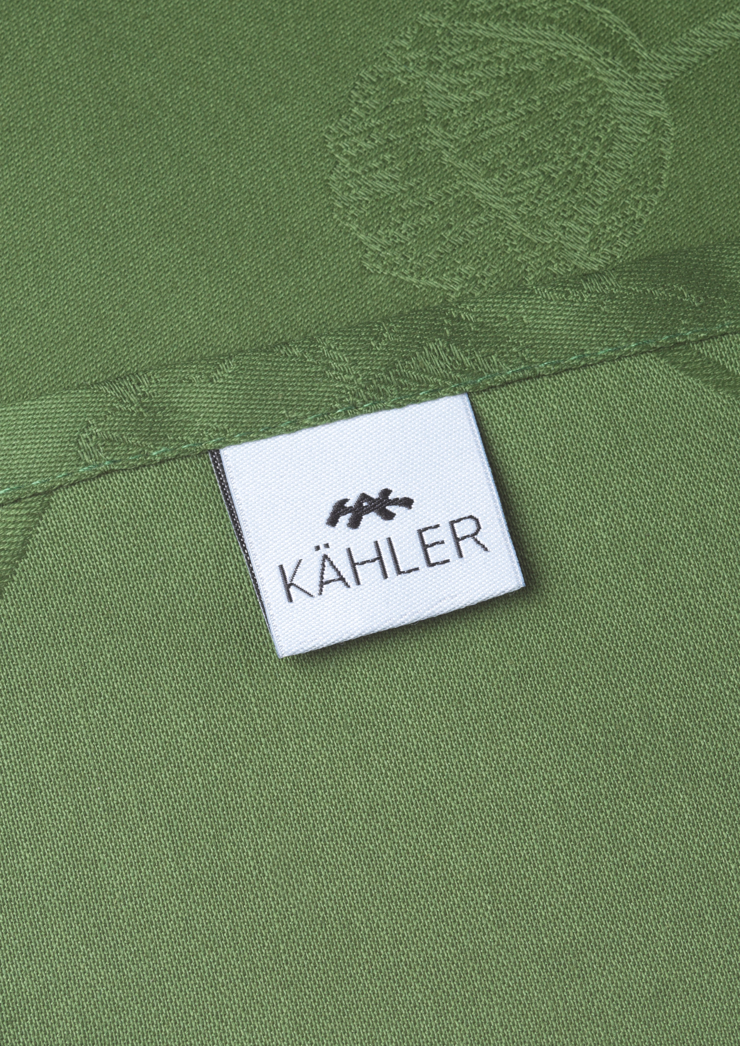 Napkin 45x45 cm 4 pcs. from Kähler  in Green color, made of Cotton