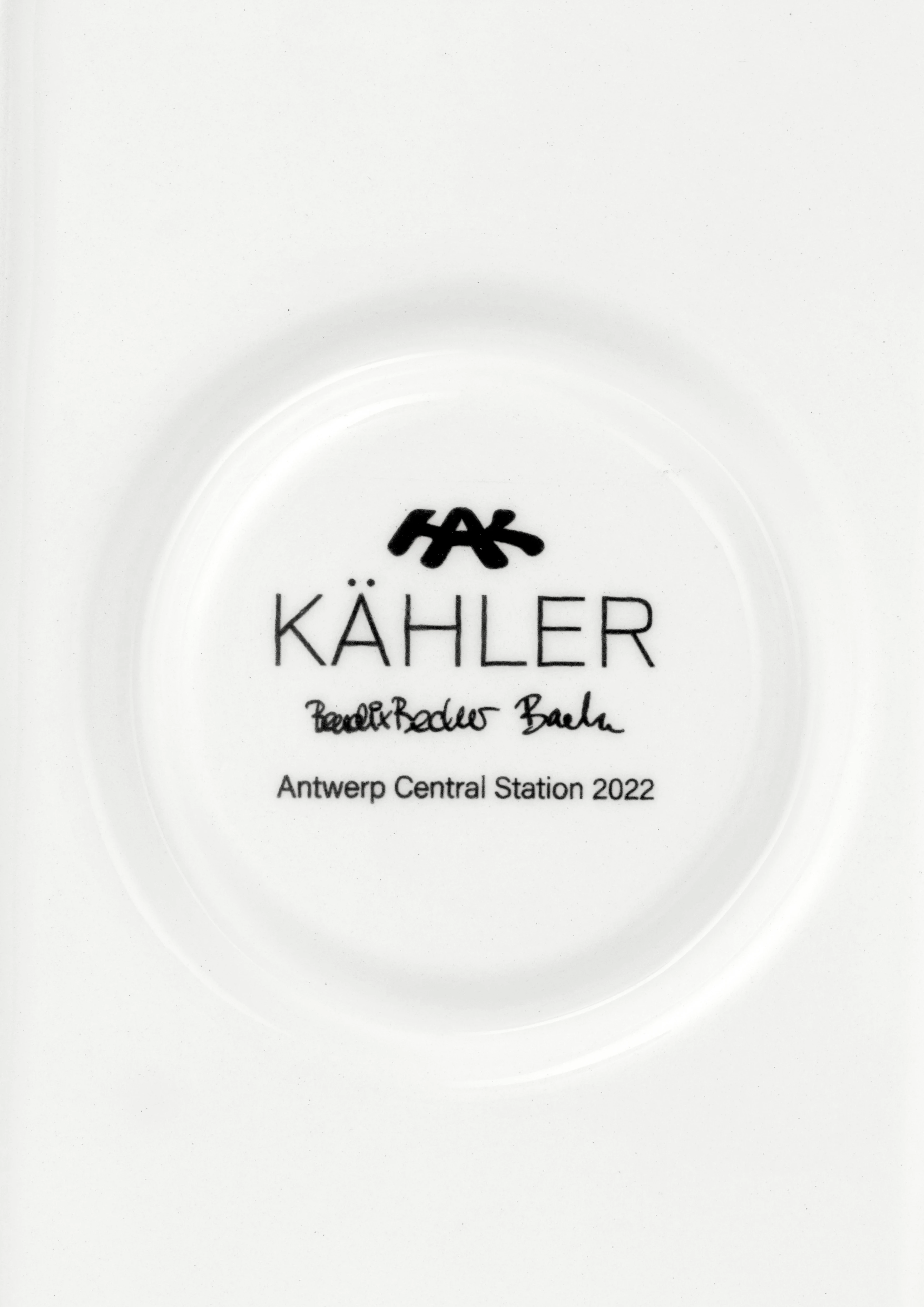 Lighthouse Antwerp Central Station H15 from Kähler  in White color, made of Ceramics