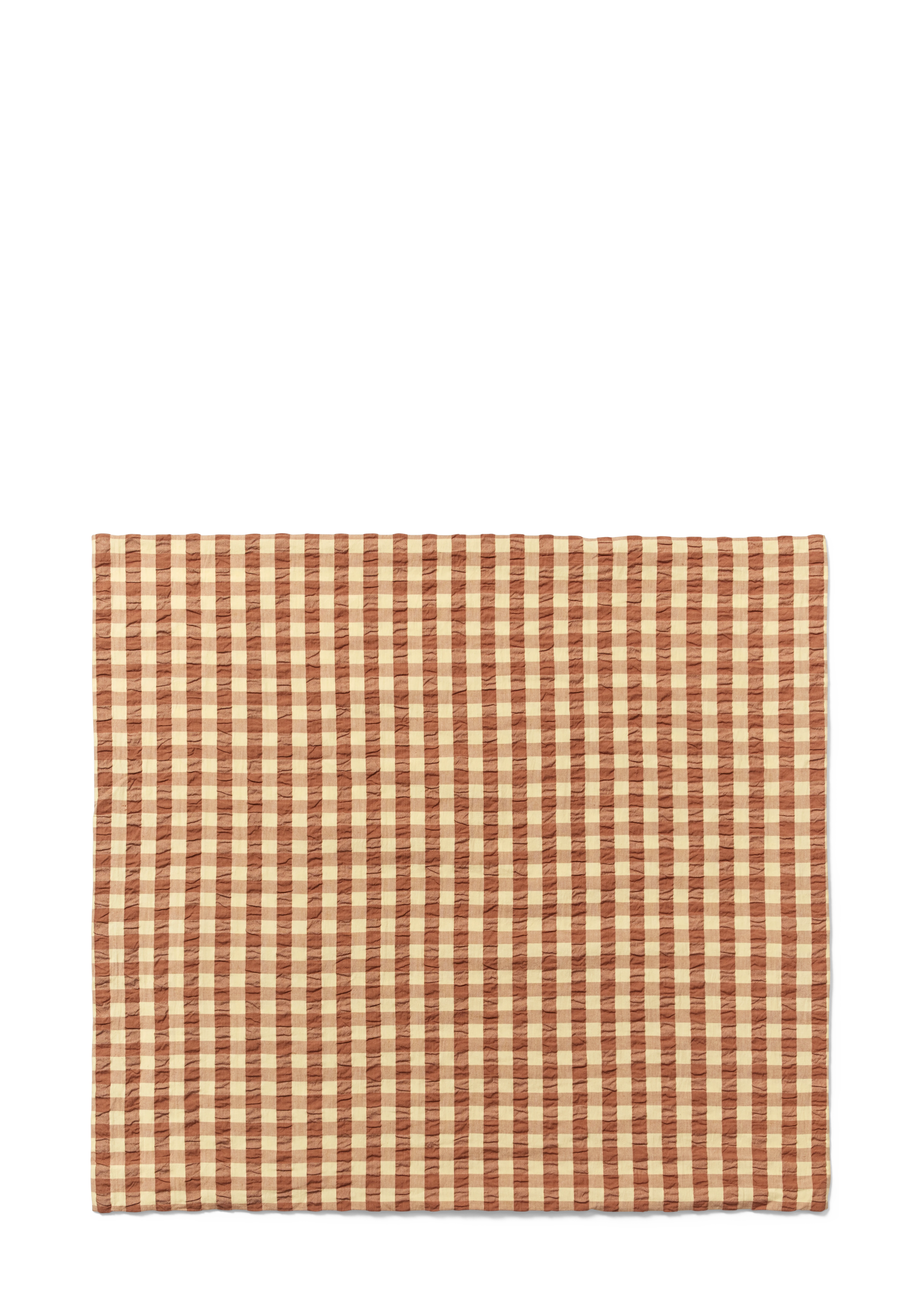 Pillowcase 63x60 cm from JUNA in Cinnamon/Yellow color, made of Cotton