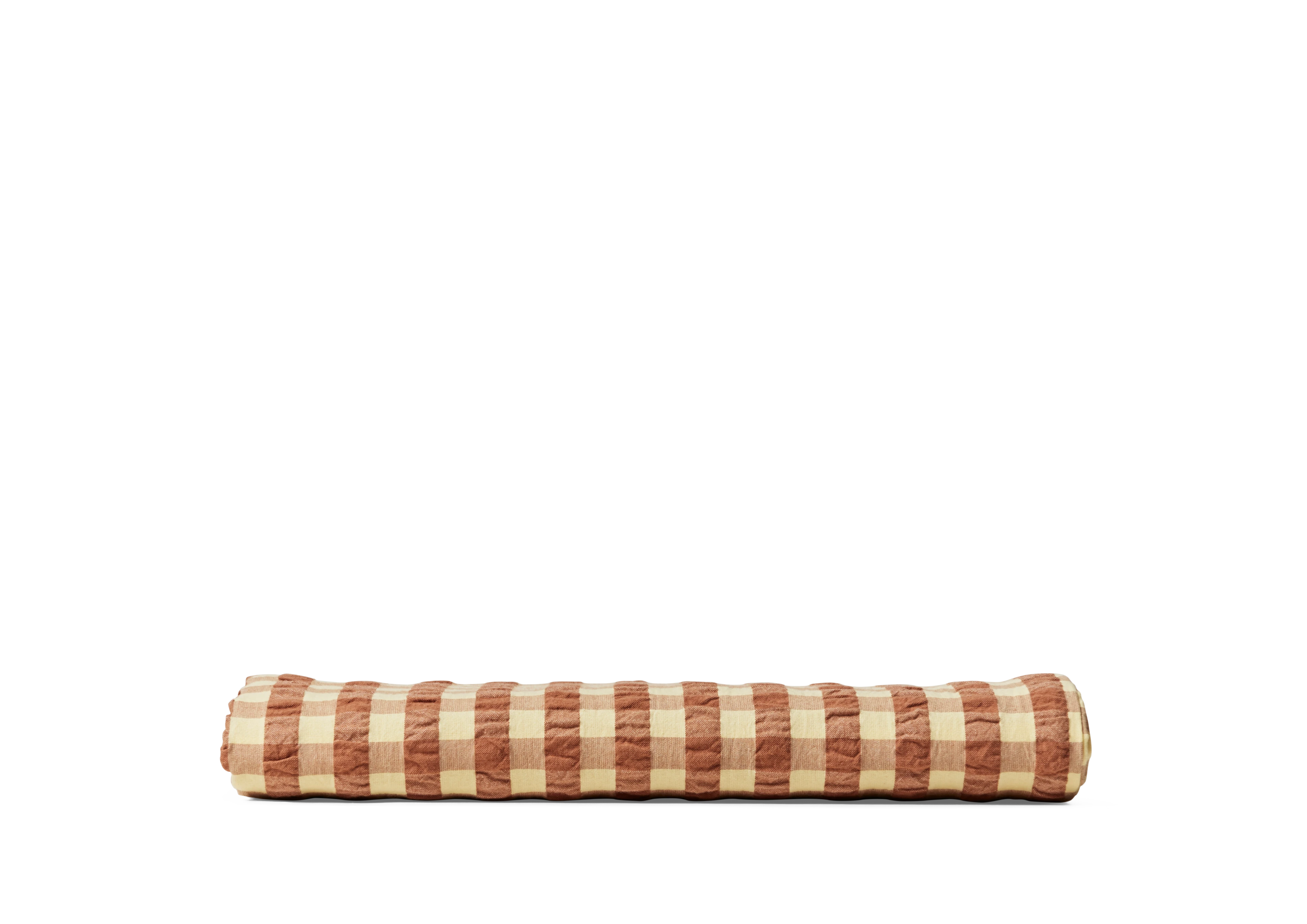 Pillowcase 63x60 cm from JUNA in Cinnamon/Yellow color, made of Cotton