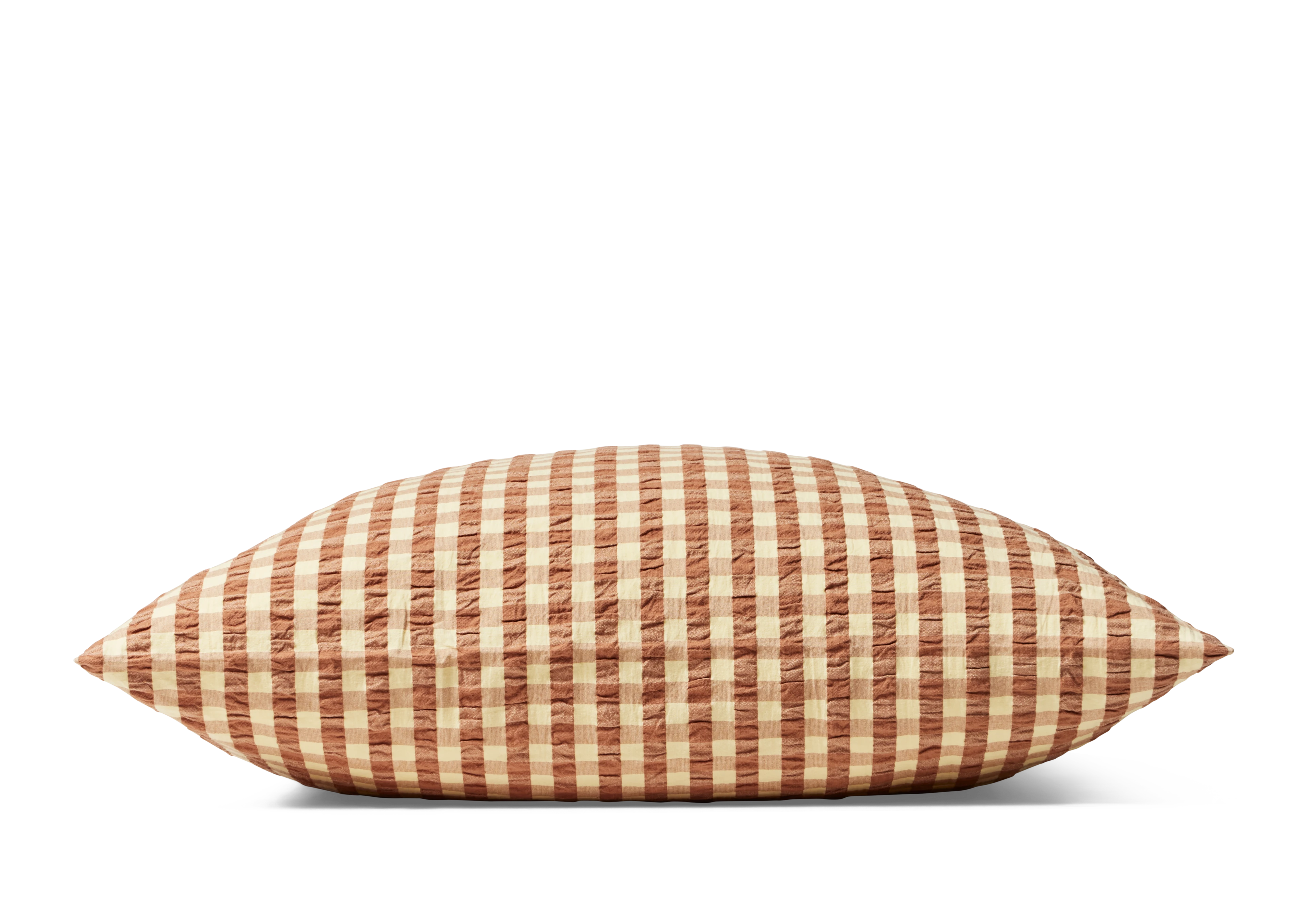 Putetrekk 60x50 cm fra JUNA i fargen Cinnamon/Yellow, laget av Bomull