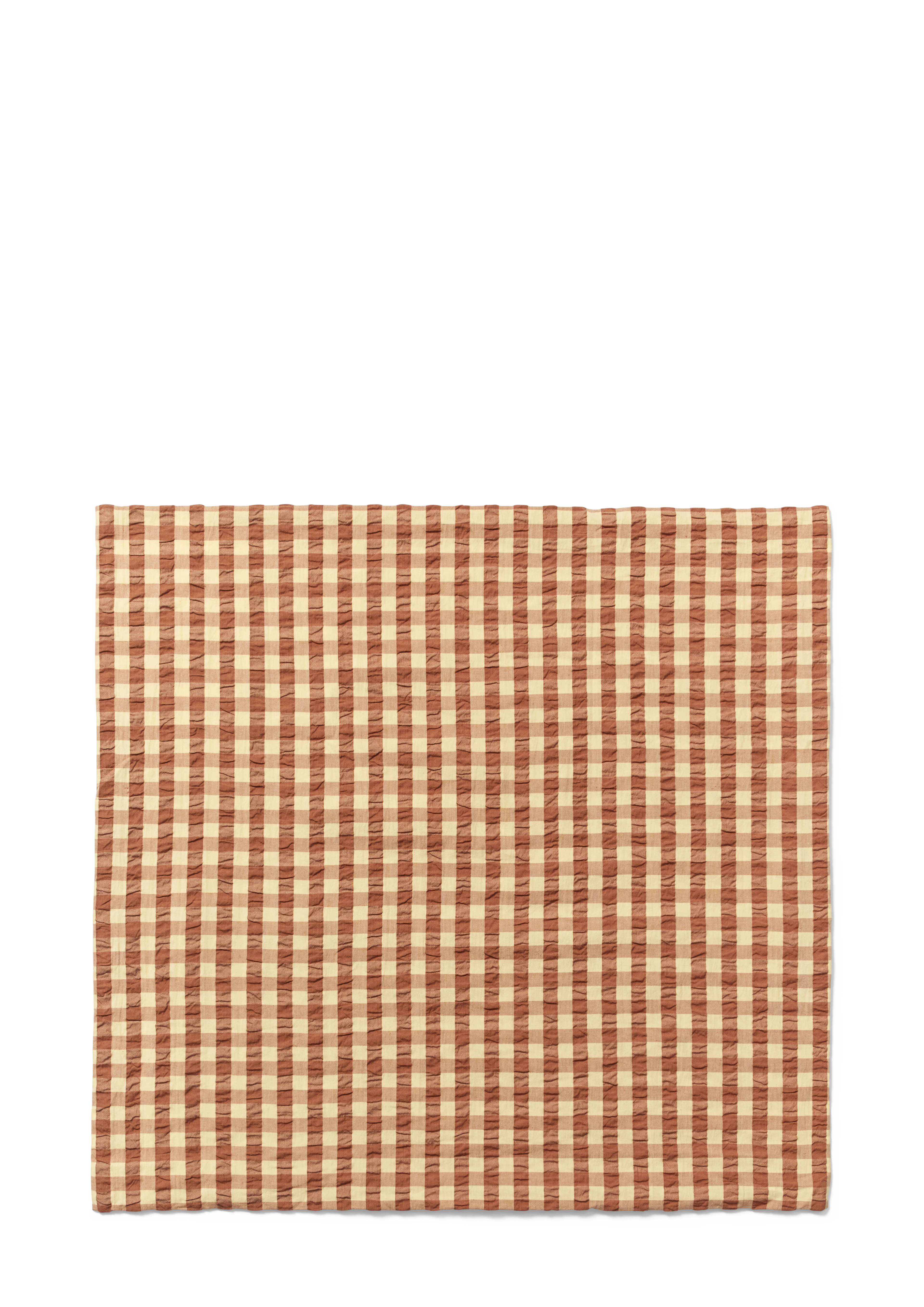 Pillowcase 60x50 cm from JUNA in Cinnamon/Yellow color, made of Cotton