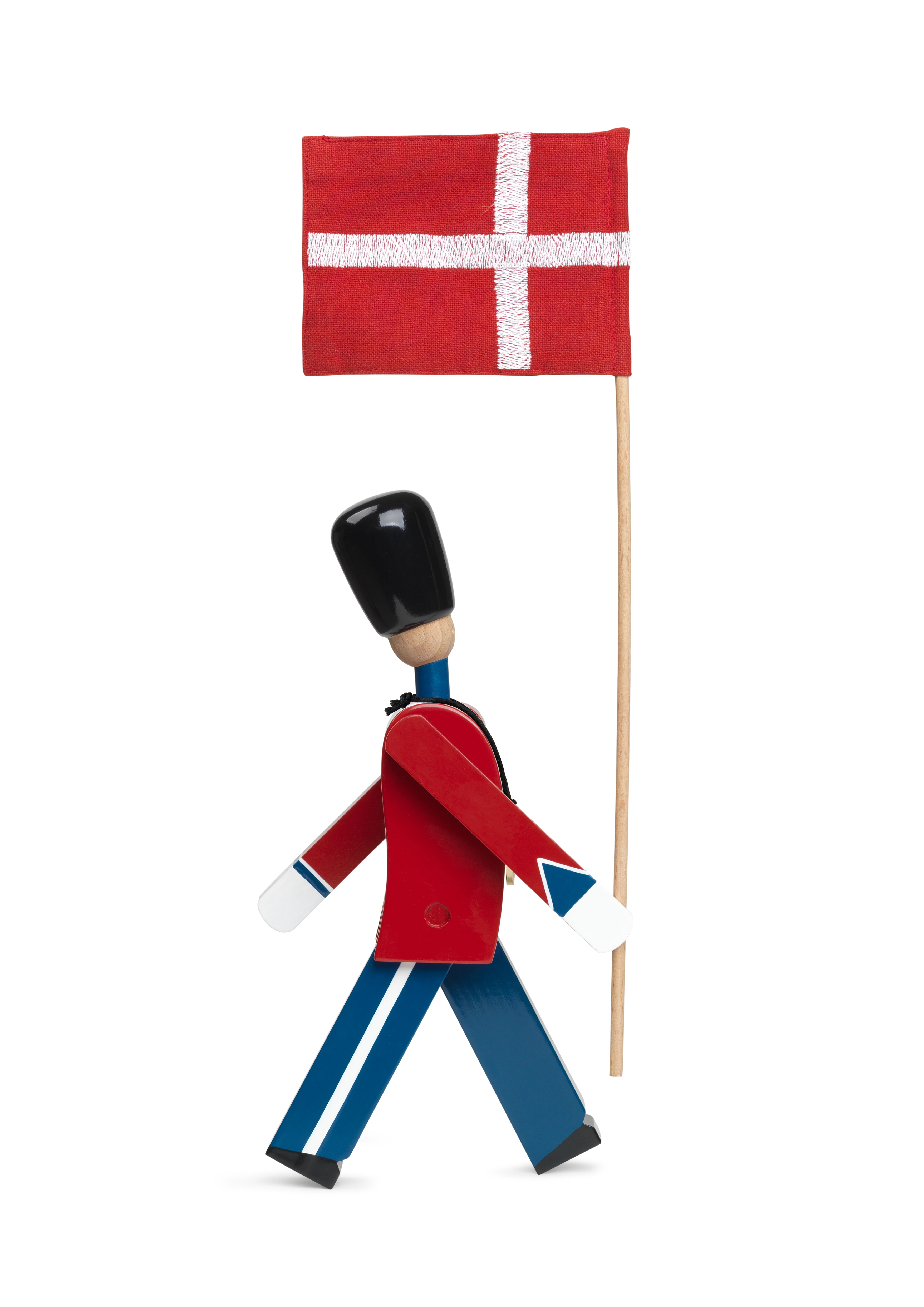 Anniversary Standard-bearer small from Kay Bojesen in Red/Blue/White color, made of Wood