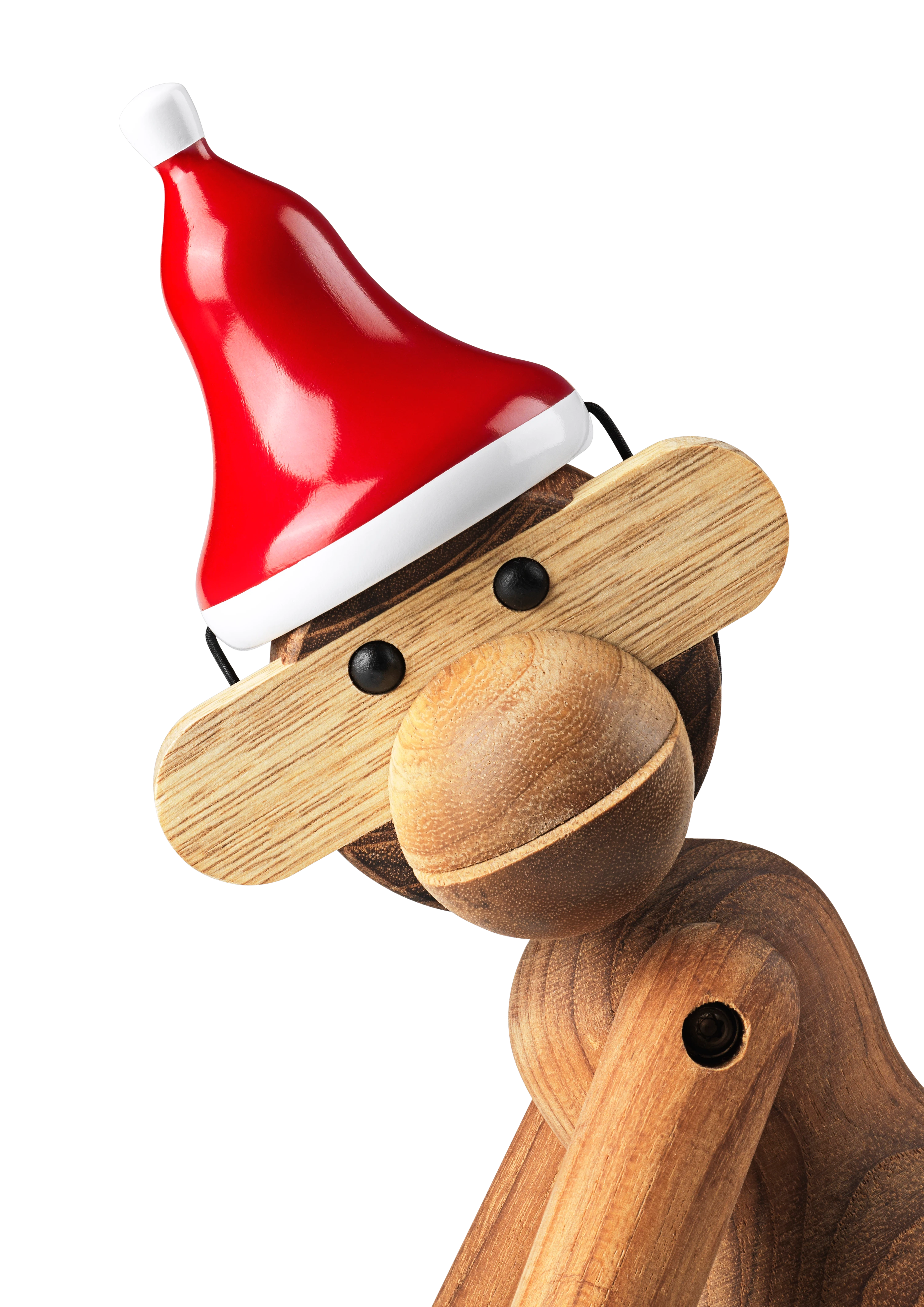 Santa's cap medium from Kay Bojesen in Red/White color, made of Wood