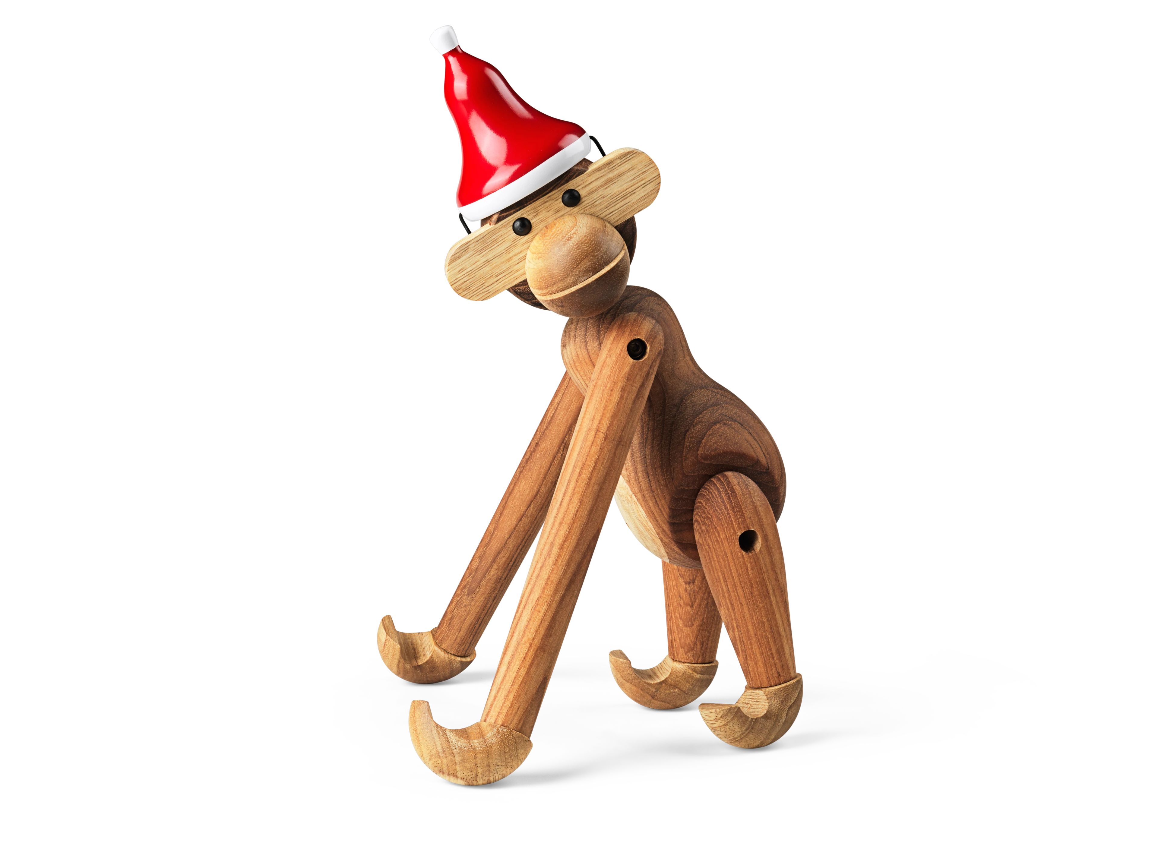 Santa's cap medium from Kay Bojesen in Red/White color, made of Wood
