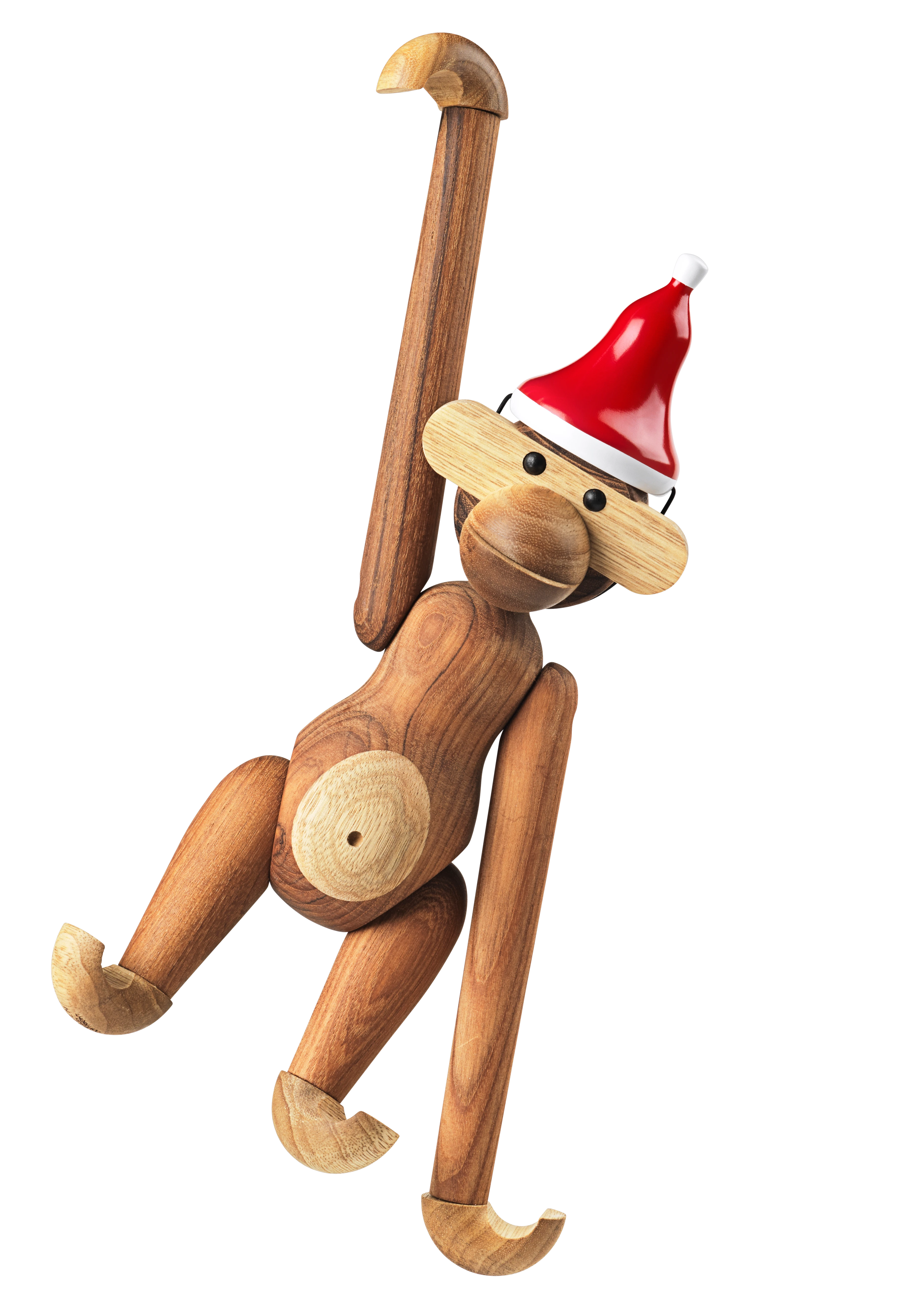 Santa's cap medium from Kay Bojesen in Red/White color, made of Wood