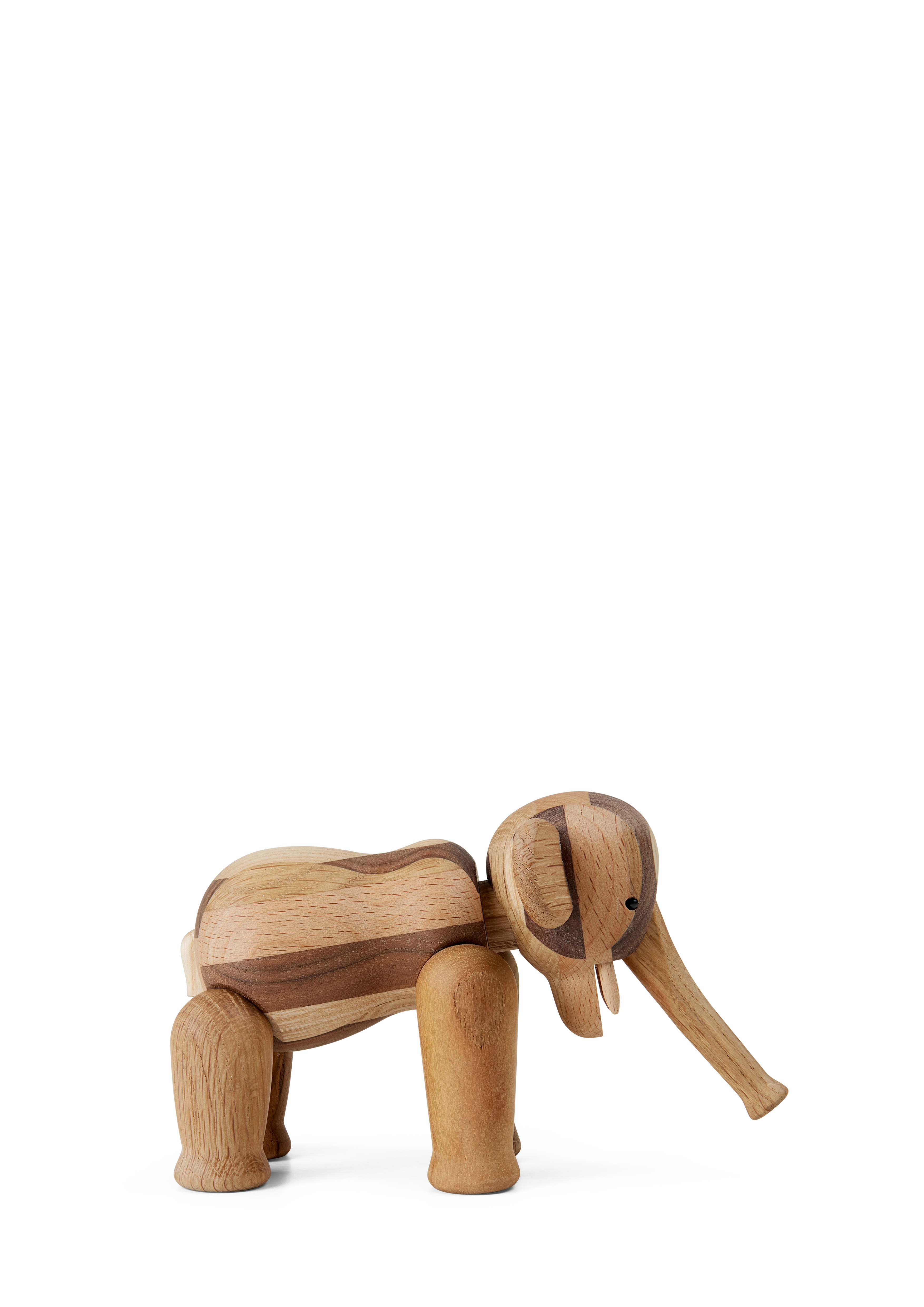 Reworked Anniversary Elephant mini from Kay Bojesen in Mixed wood color, made of Wood