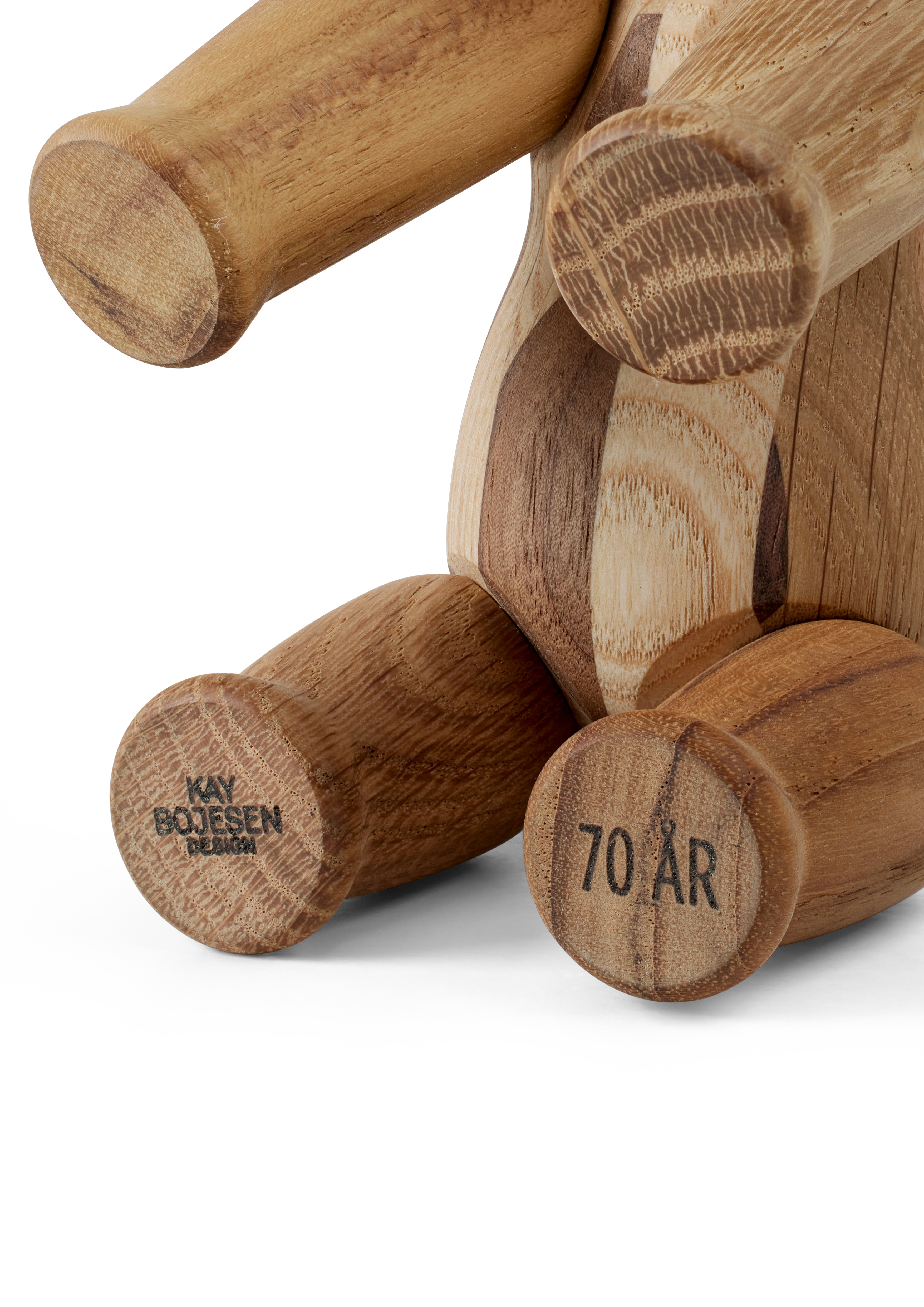 Reworked jubilæum Elefant mini fra Kay Bojesen i farven Mix træ, lavet af Træ
