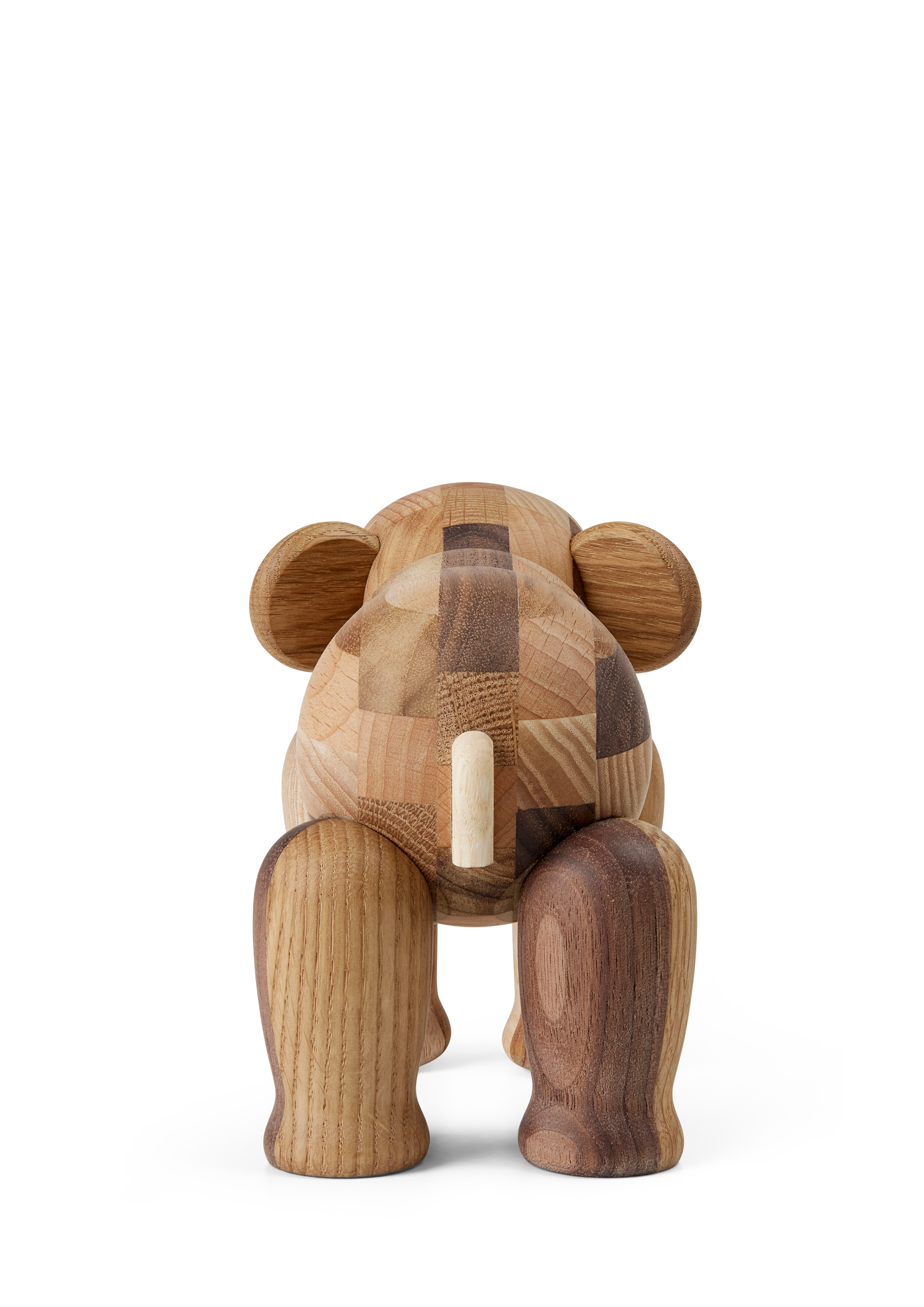 Reworked jubilæum Elefant lille fra Kay Bojesen i farven Mix træ, lavet af Træ