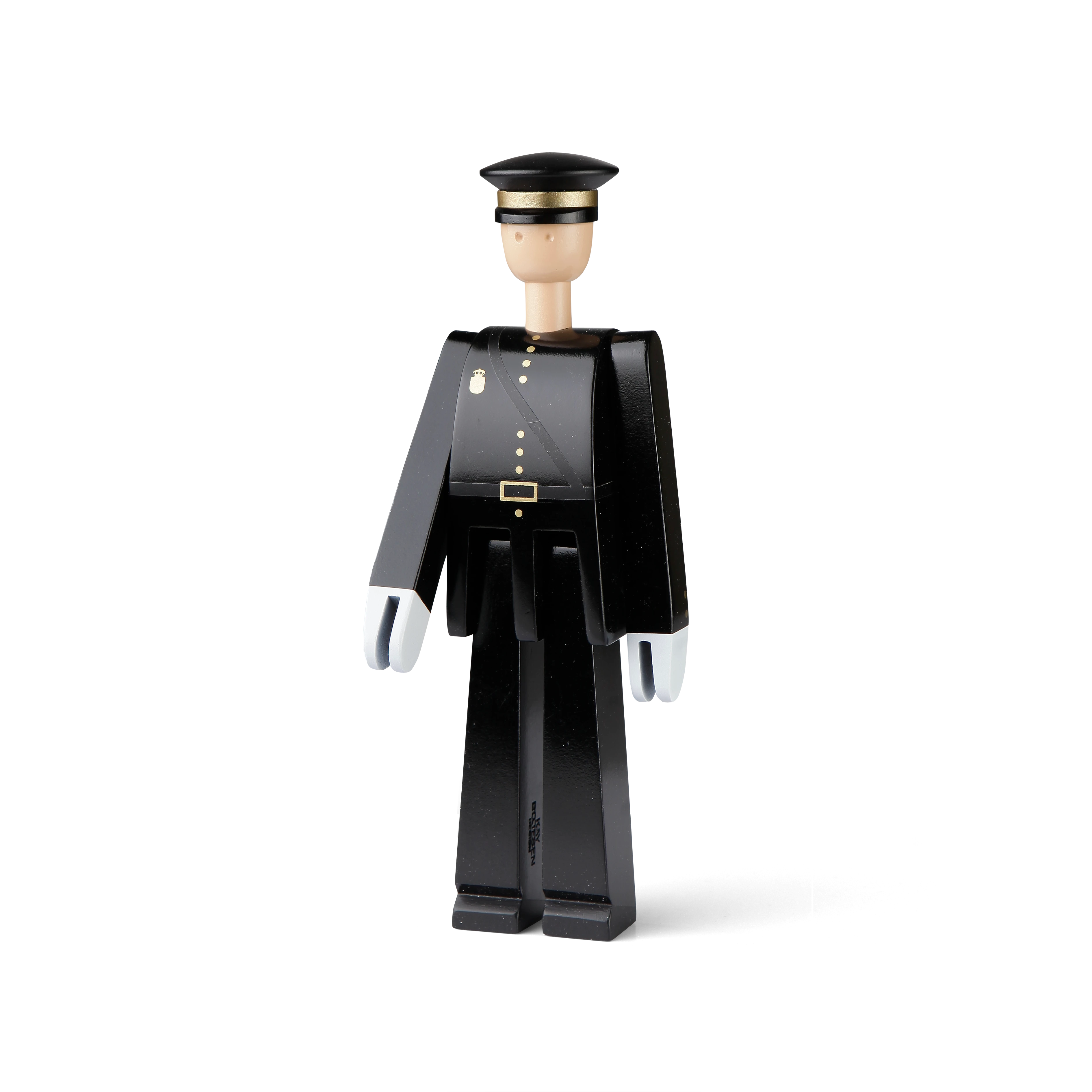 Politimand H20 cm fra Kay Bojesen i farven Sort, lavet af Træ