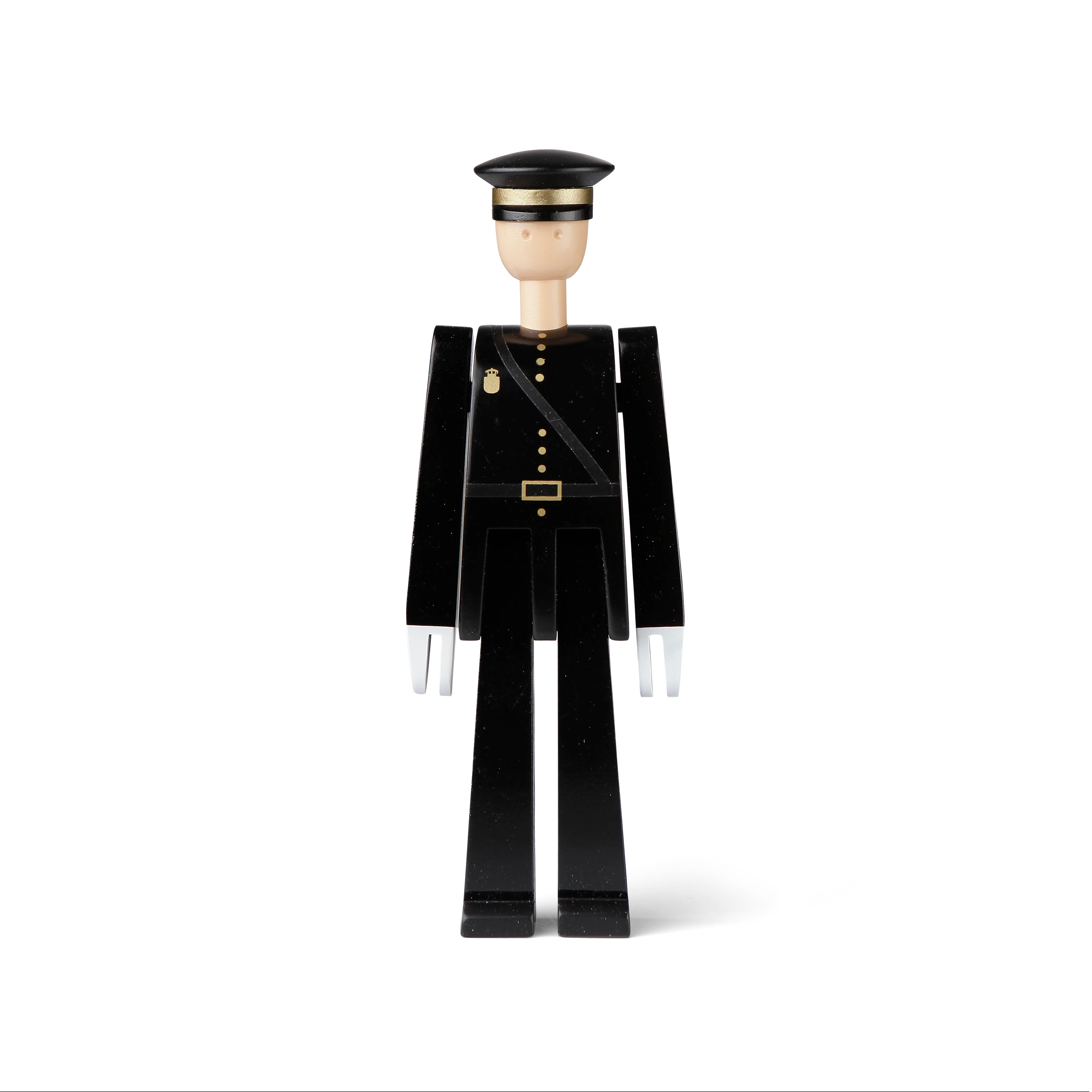 Politimand H20 cm fra Kay Bojesen i farven Sort, lavet af Træ